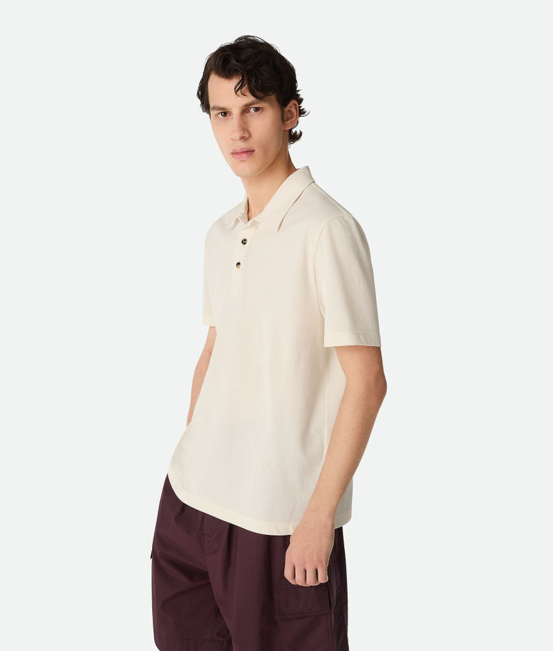 Bottega Veneta Fine Cotton Jersey Polo outlook