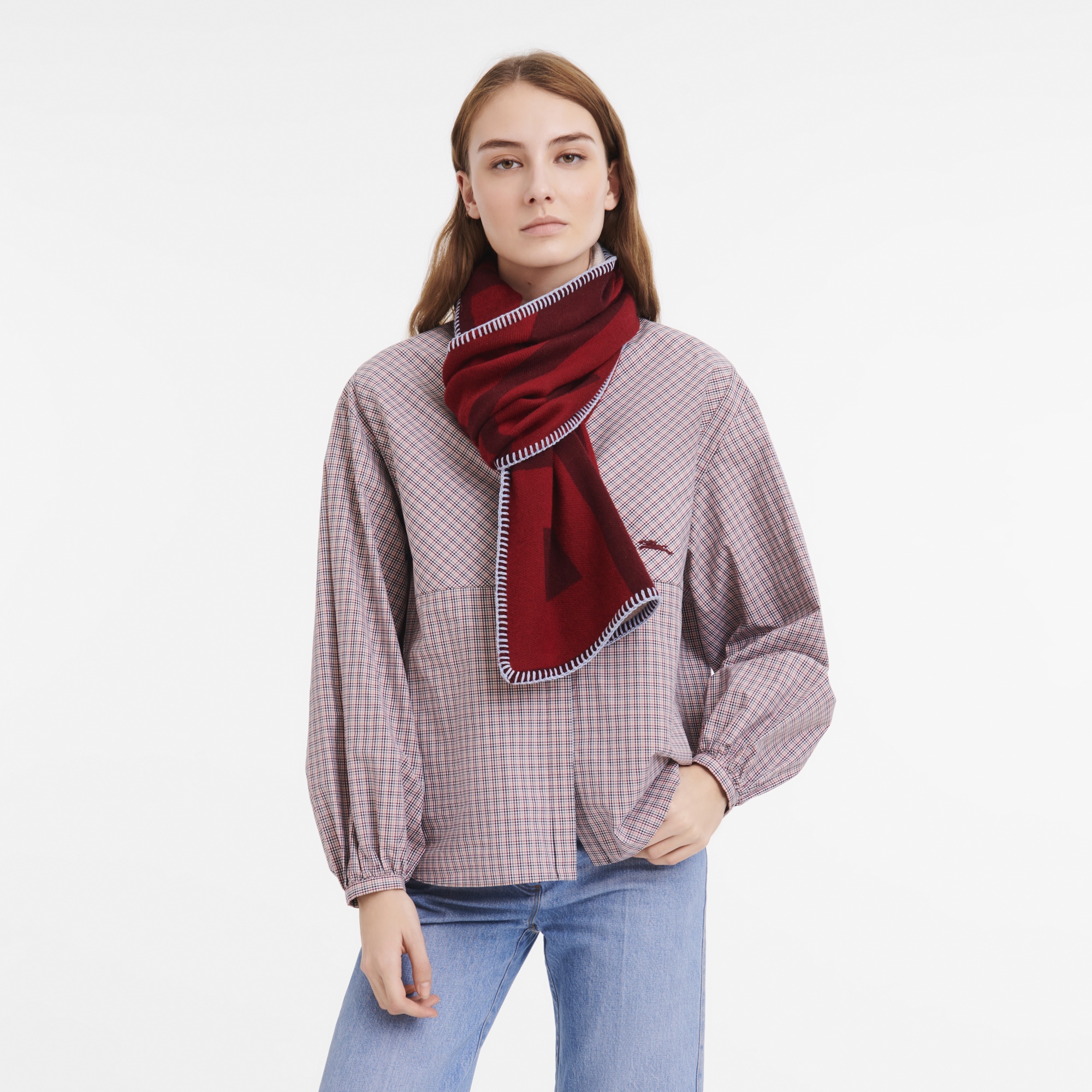Le Pliage LGP Poney Scarf Burgundy - OTHER - 2