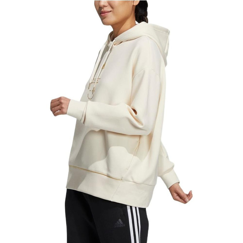 adidas (WMNS) adidas Adi Logo Hoodie 'White' HG1823 outlook