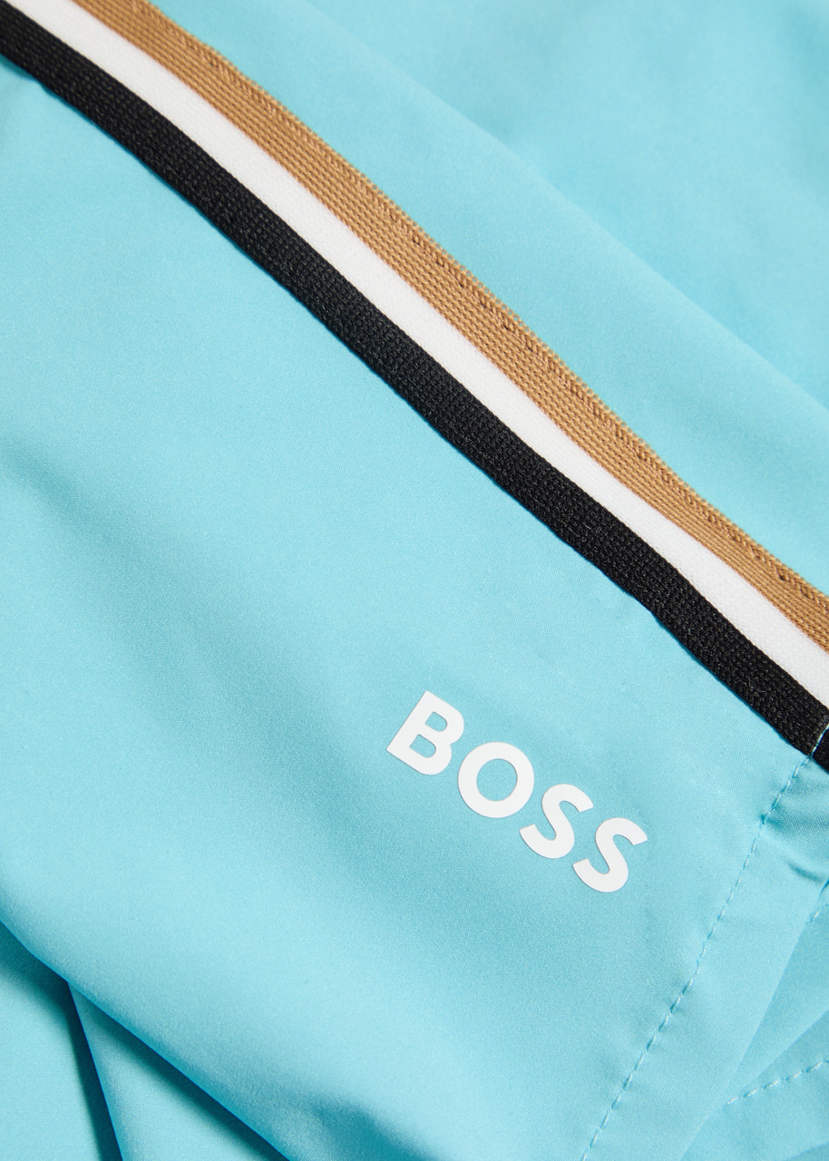 Boss Stripe Shell Swim Shorts - 5