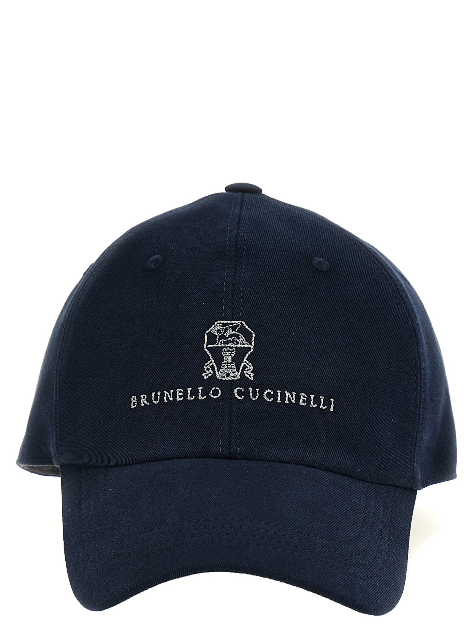 Logo Embroidery Baseball Cap Hats Blue - 1