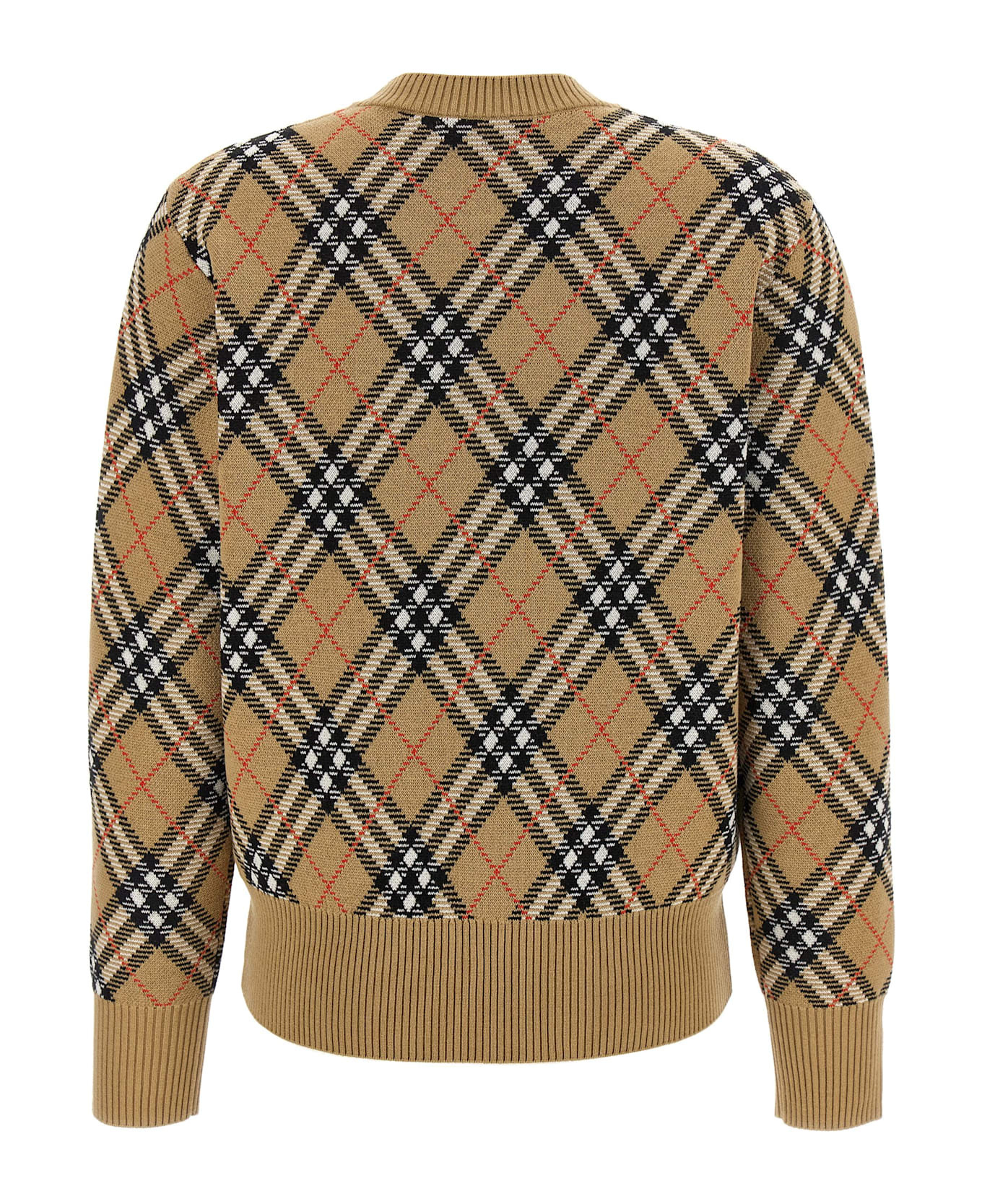 Burberry Check Sweater - 2