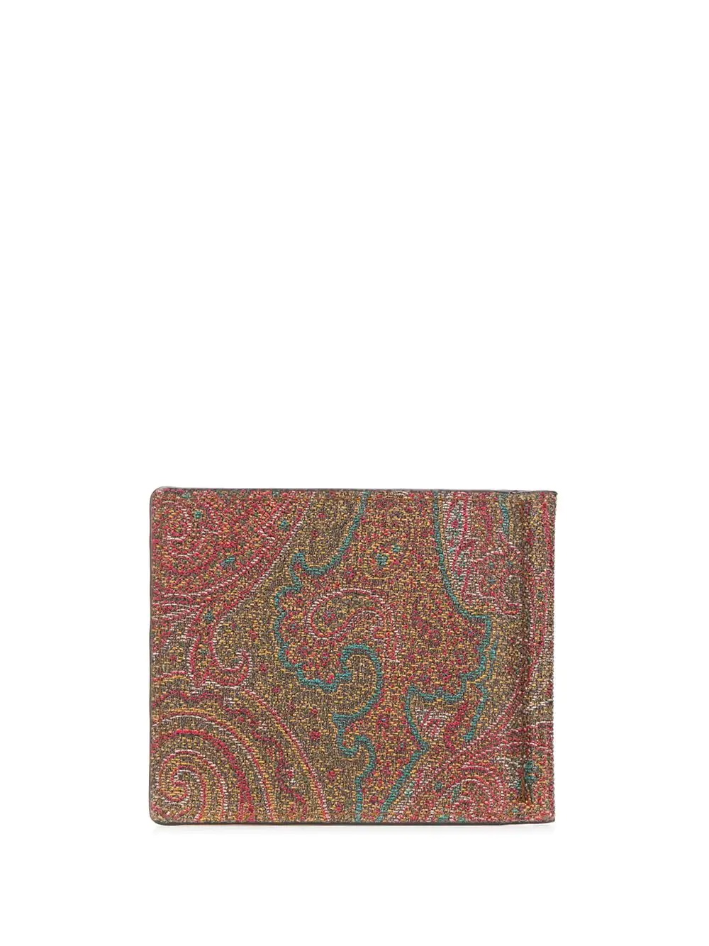 paisley print bifold wallet - 2