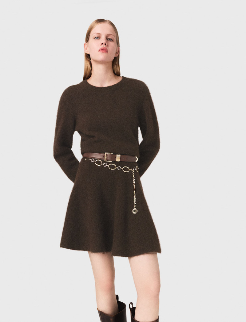 Mini yak blend dress 4