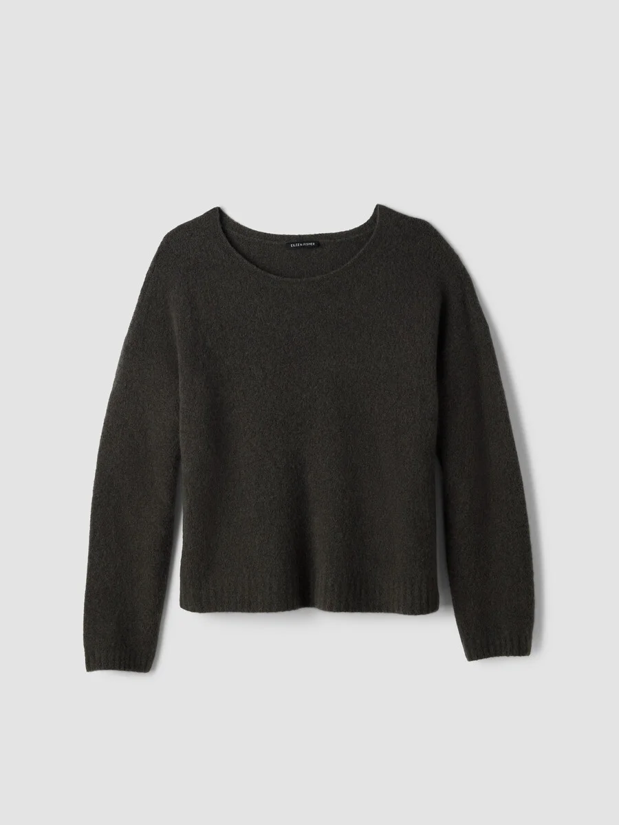 Cashmere Silk Bliss Crew Neck Top - 1