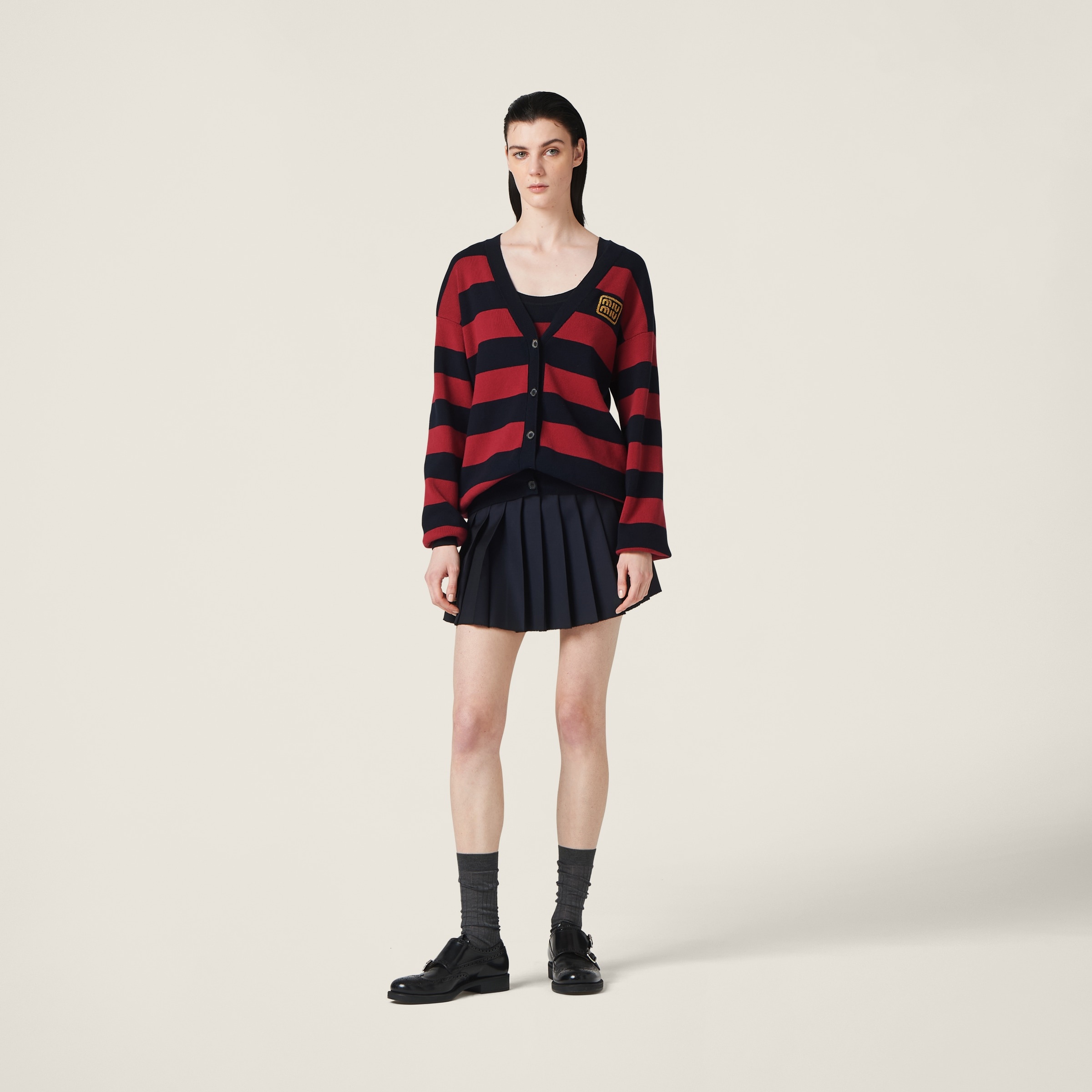 Cotton knit cardigan - 2