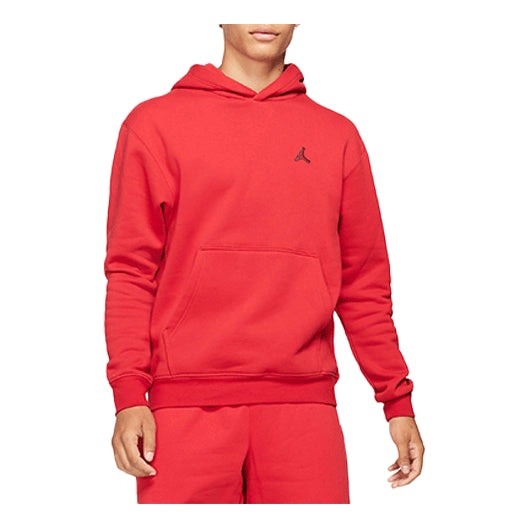 Air Jordan Embroidered Logo Sports Fleece Hoodie 'Red' DA9818-687 - 1