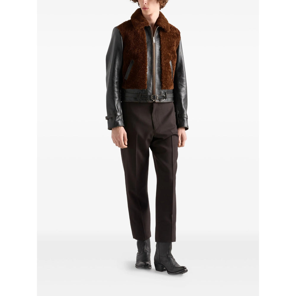 Prada Brown Jackets - Leather Jackets Men - 5