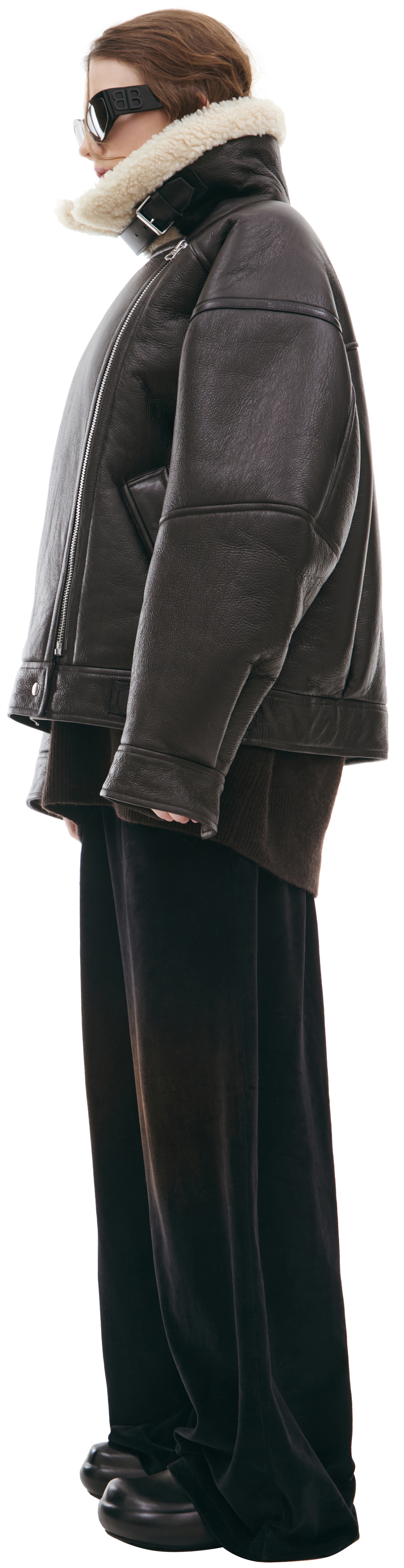 SHEEPSKIN AVIATOR WITH WOOL - 2