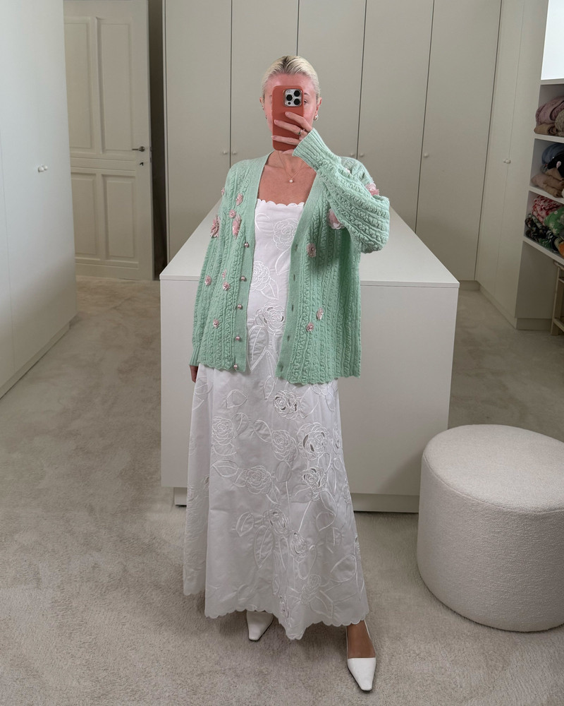 BERNADETTE Cardigan Cammi Embroidered outlook