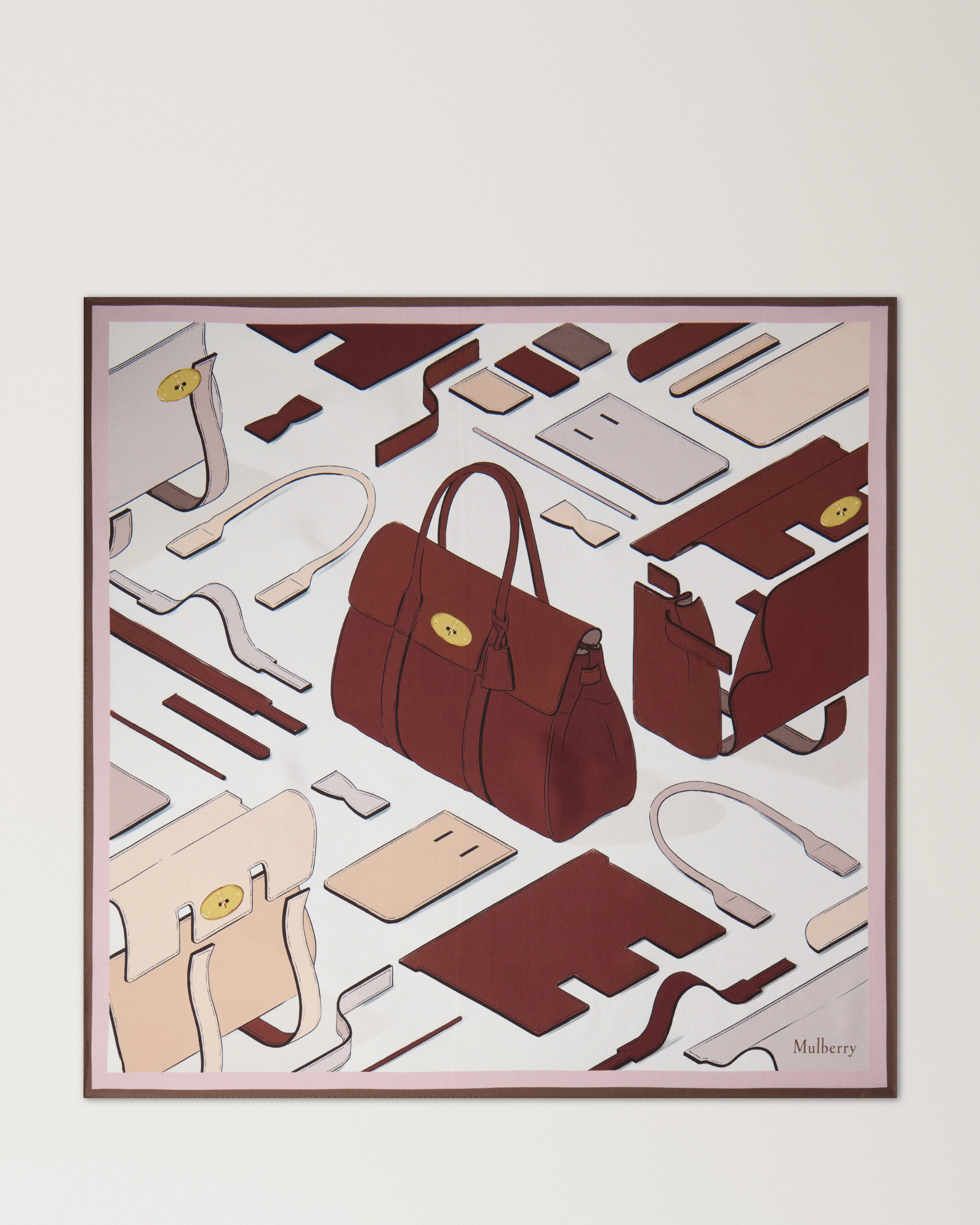 Square Scarf - Bayswater Workshop
Blossom Pink Silk Twill - 1