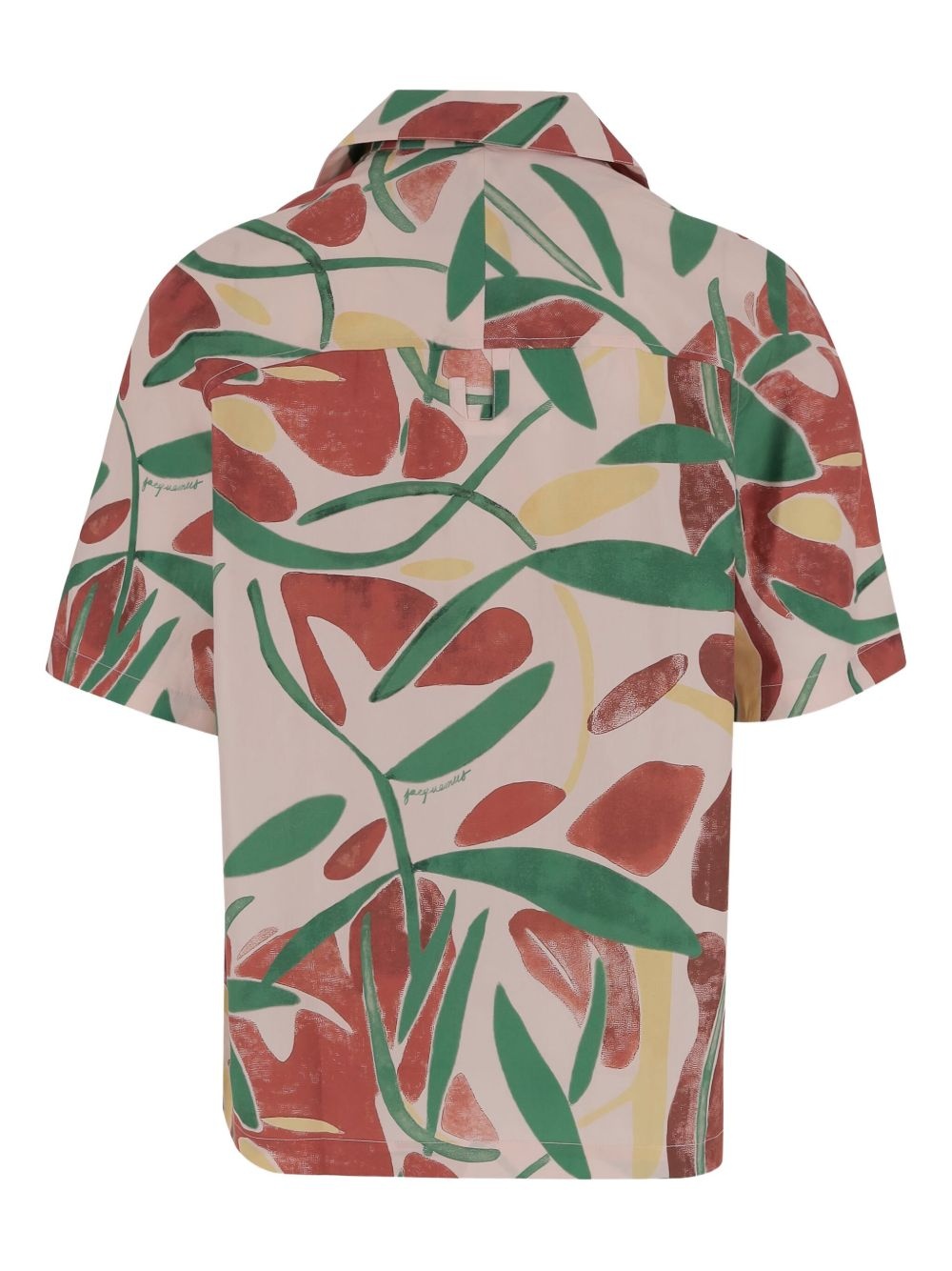 abstract-print cotton shirt - 2