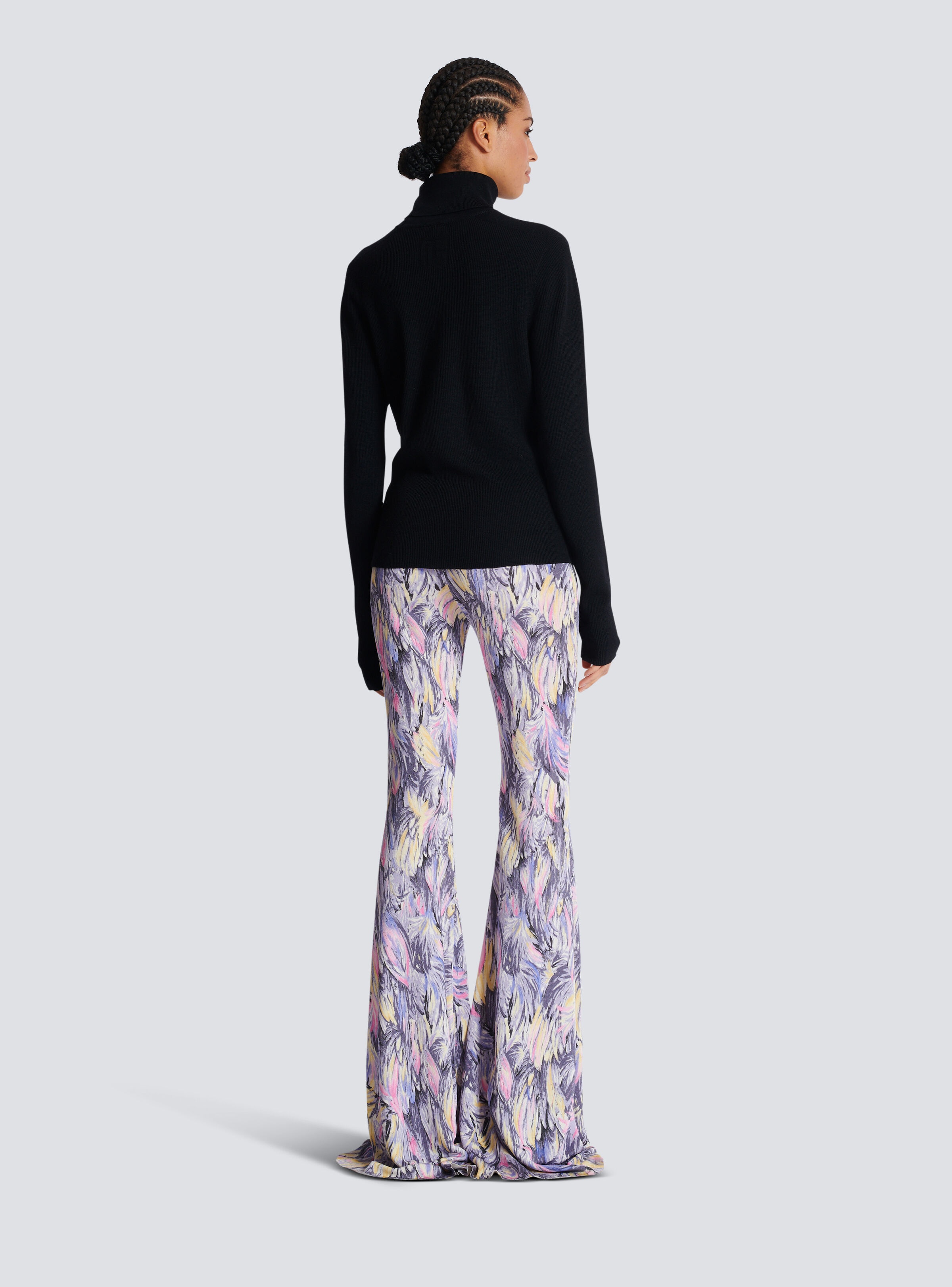 Knitted turtleneck jumper - 4