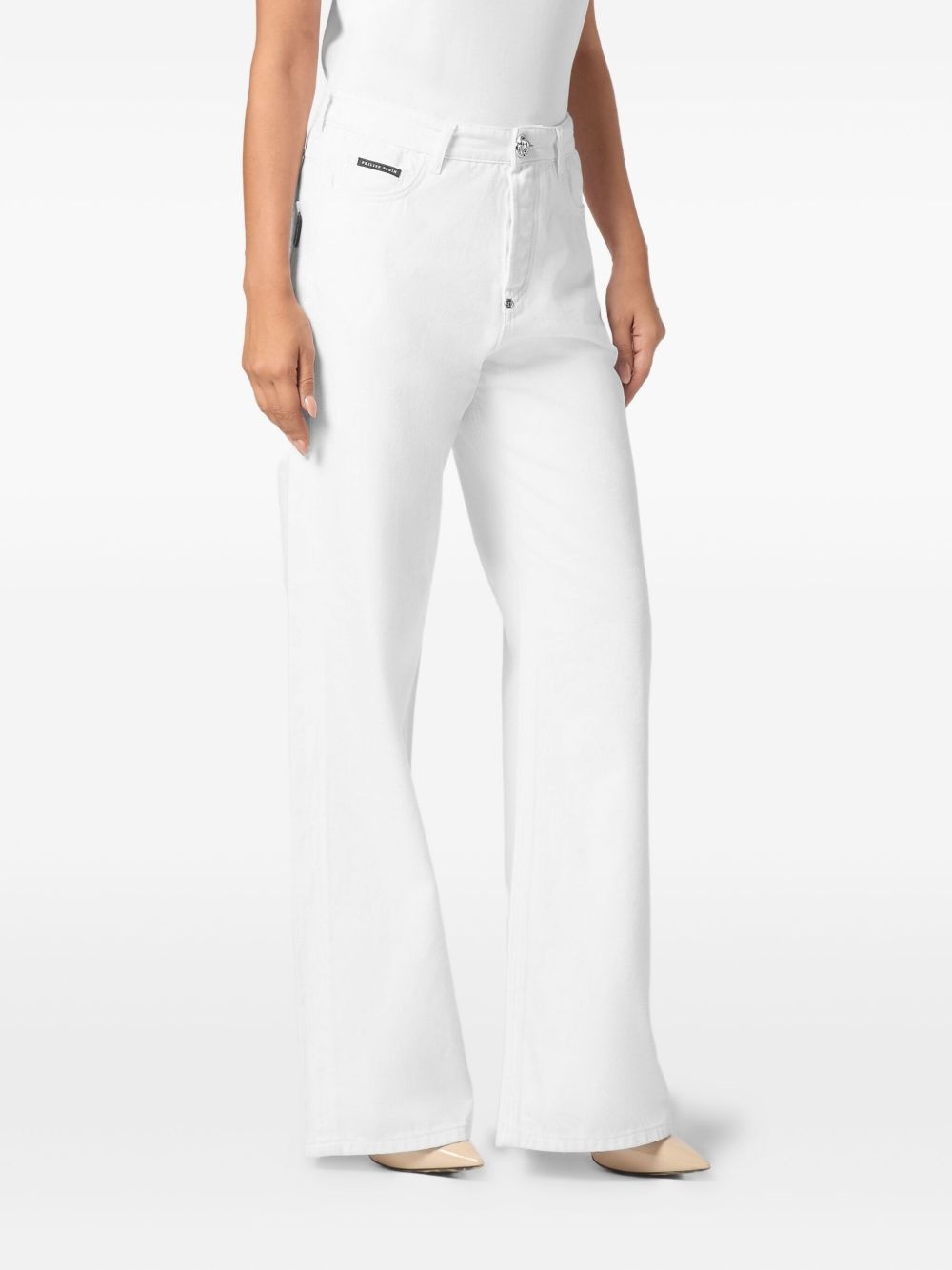 wide-leg jeans - 6