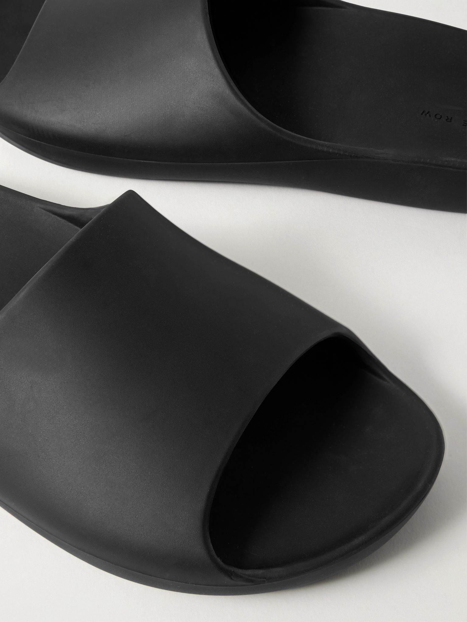 Ama rubber slides Black - 4