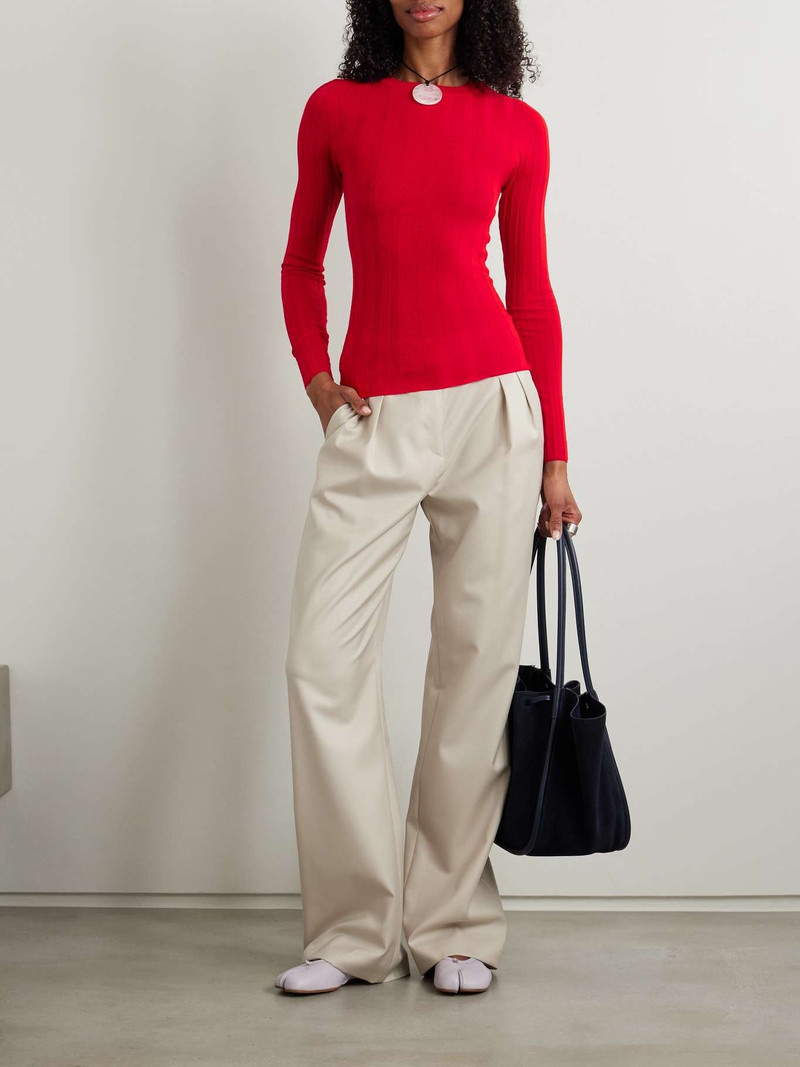 &DAUGHTER Ribbed wool sweater Red outlook