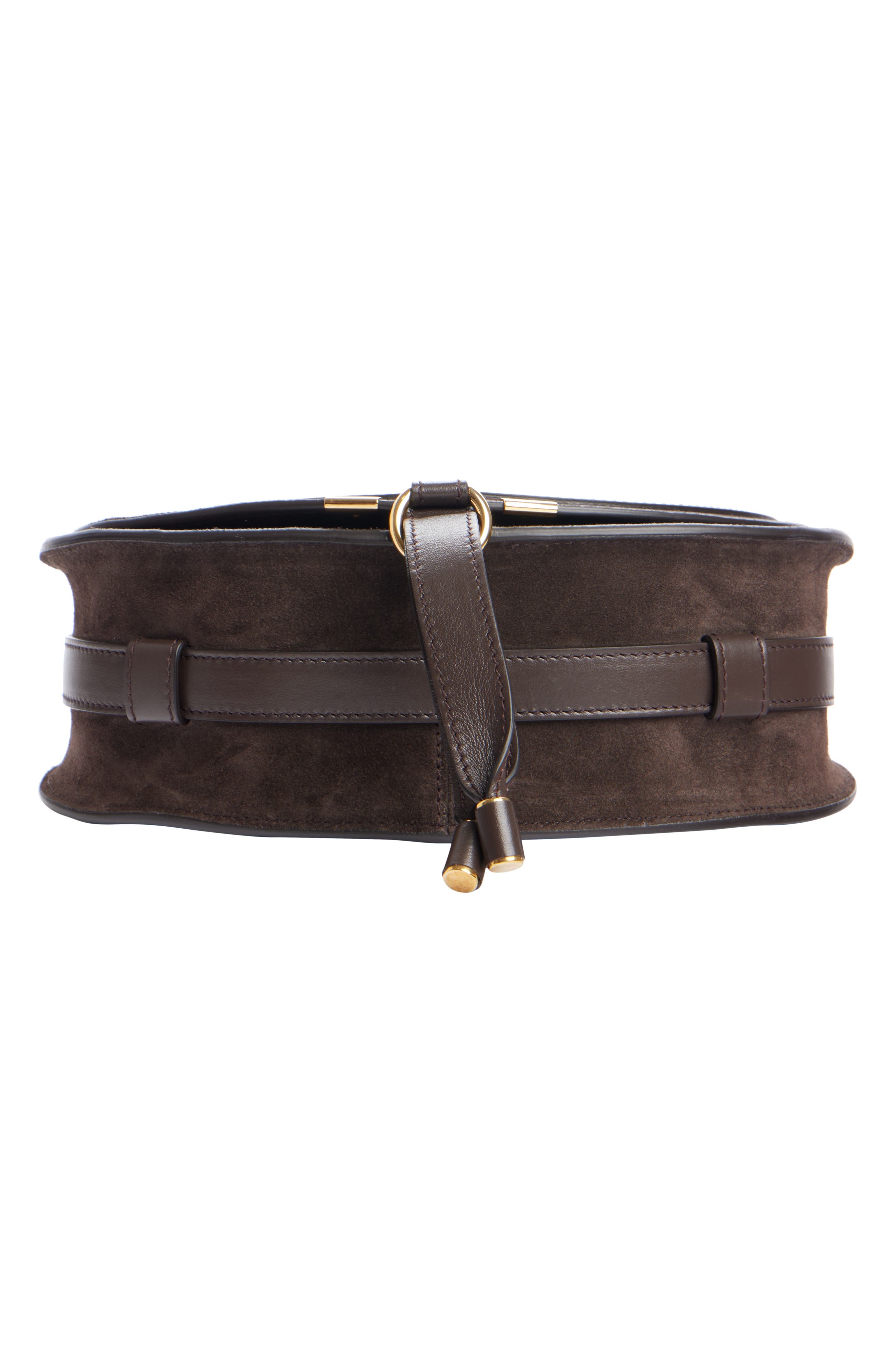 Chloé Large Marcie Suede Crossbody Bag in Kohl Brown at Nordstrom - 6
