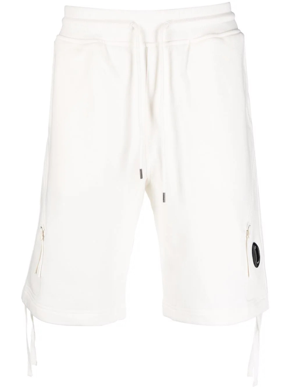 zip-pocket track shorts - 1