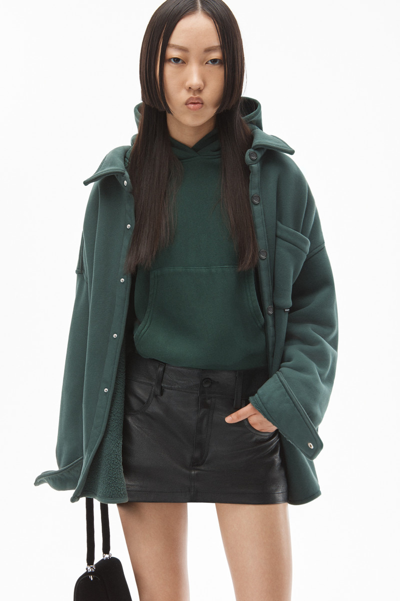 MOTO MINI SKORT IN LEATHER 6