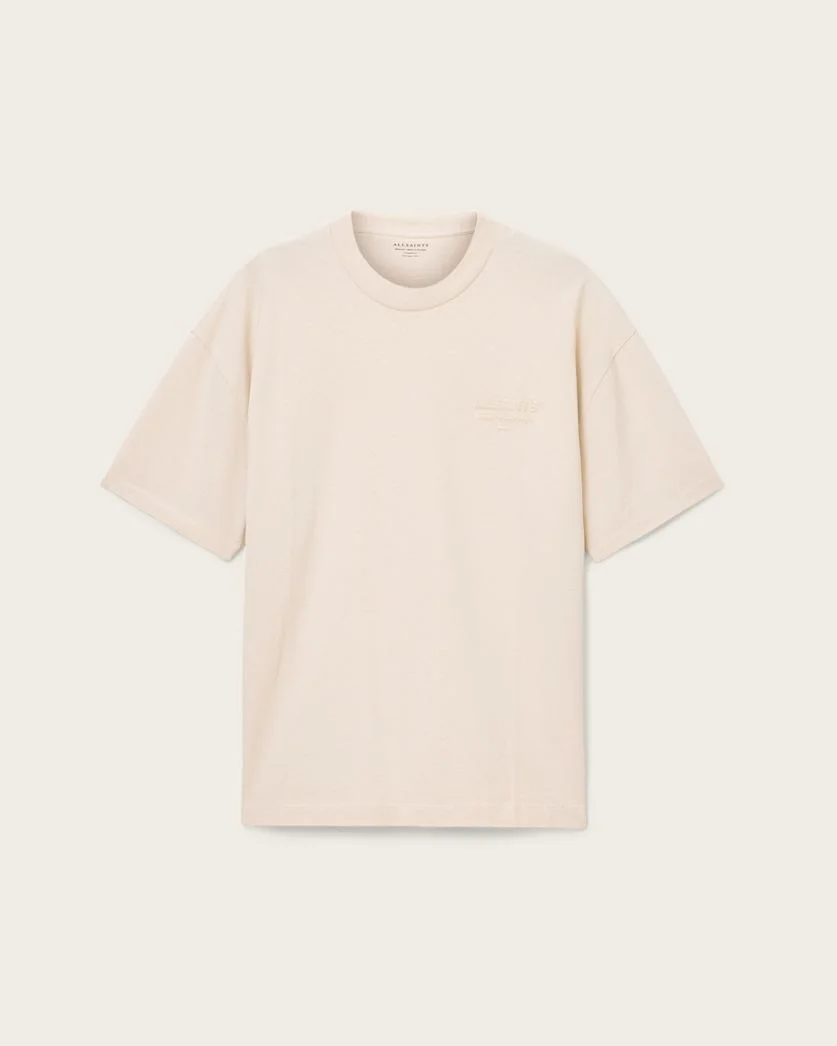 XANDER FLOCKED LOGO OVERSIZED T-SHIRT - 1