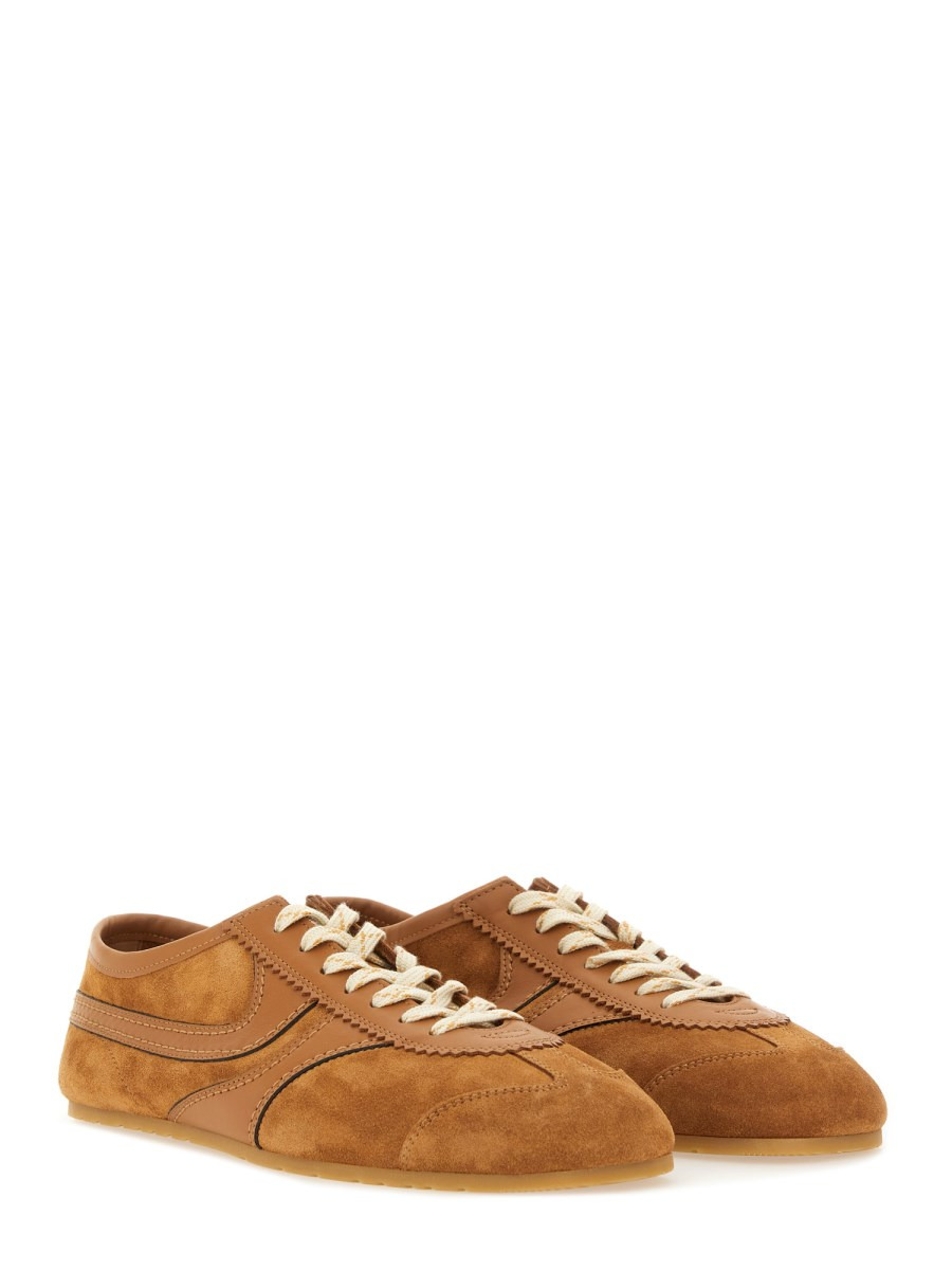 LEATHER AND SUEDE SNEAKERS - 2