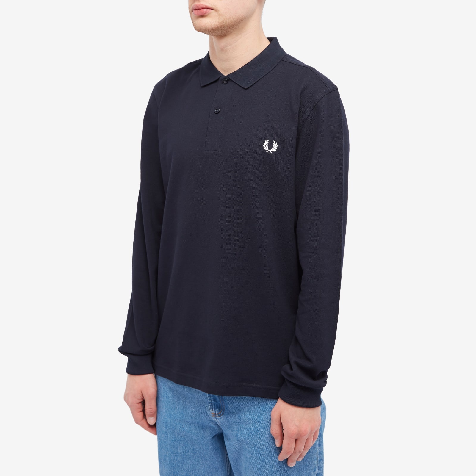 Fred Perry Long Sleeve Plain Polo - 2