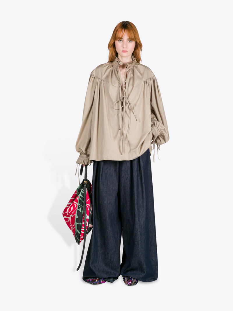 Dries Van Noten RUFFLED COTTON SHIRT outlook