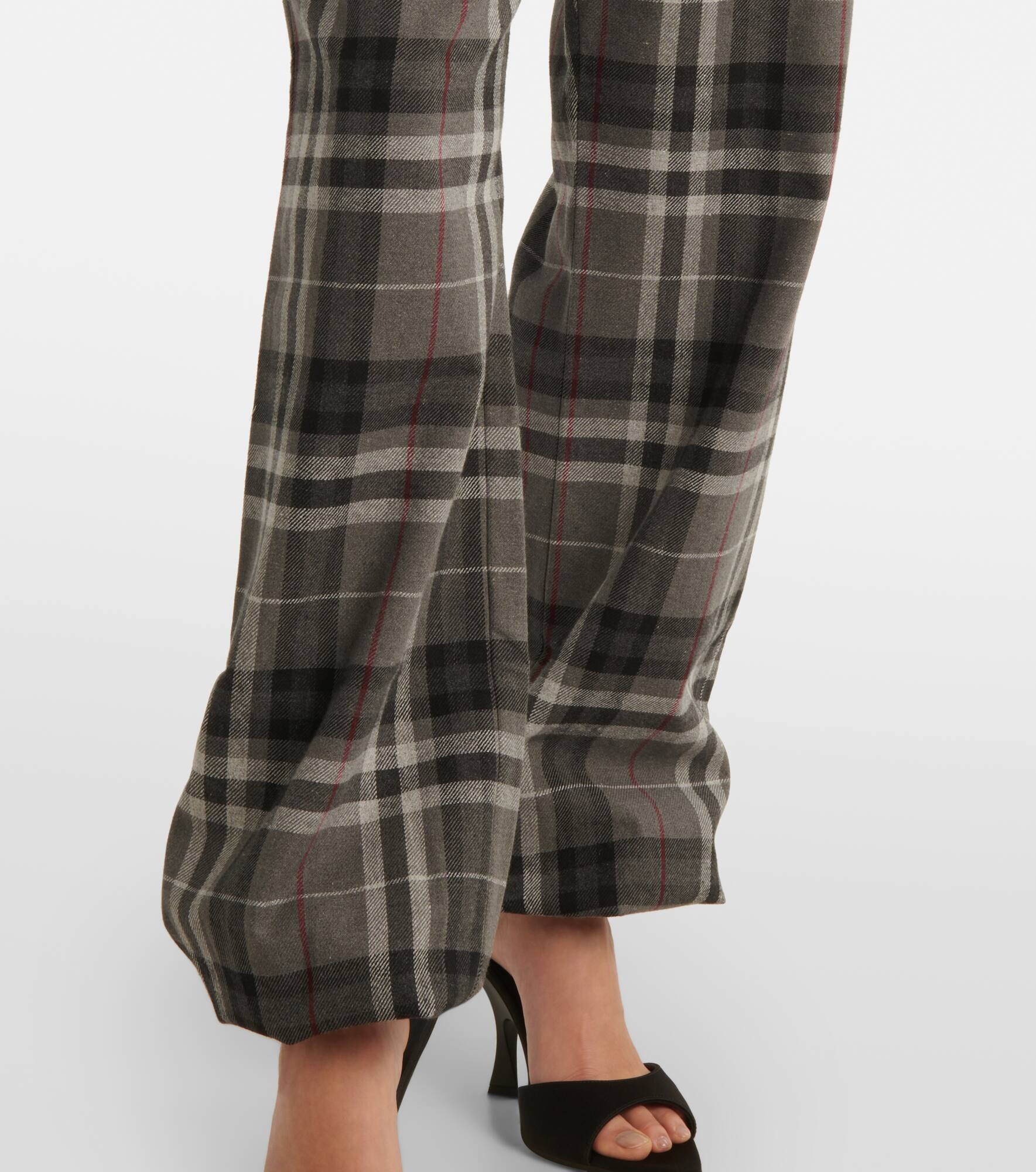 Cotton-blend sweatpants - 5