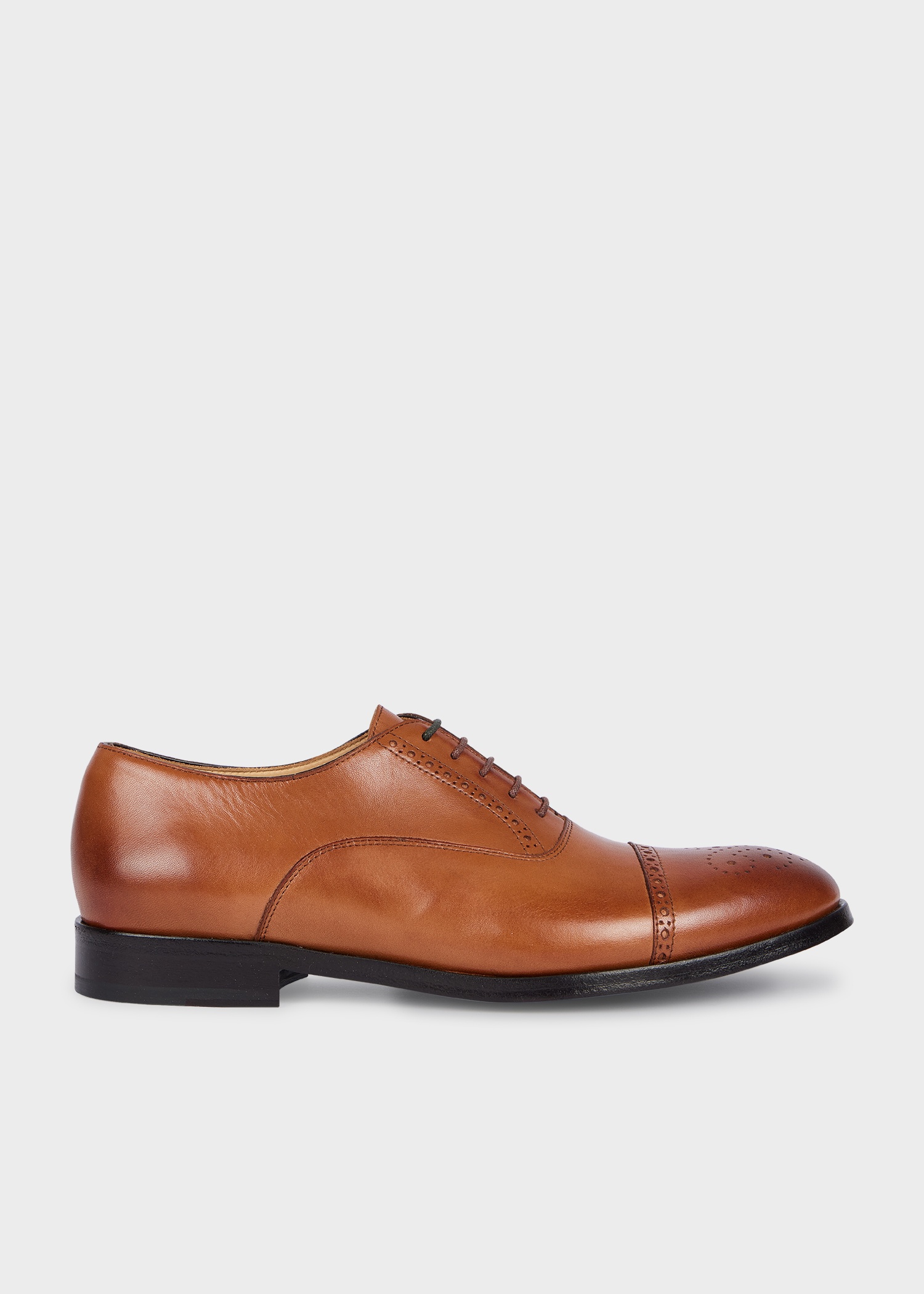 Tan Leather 'Maltby' Shoes - 1