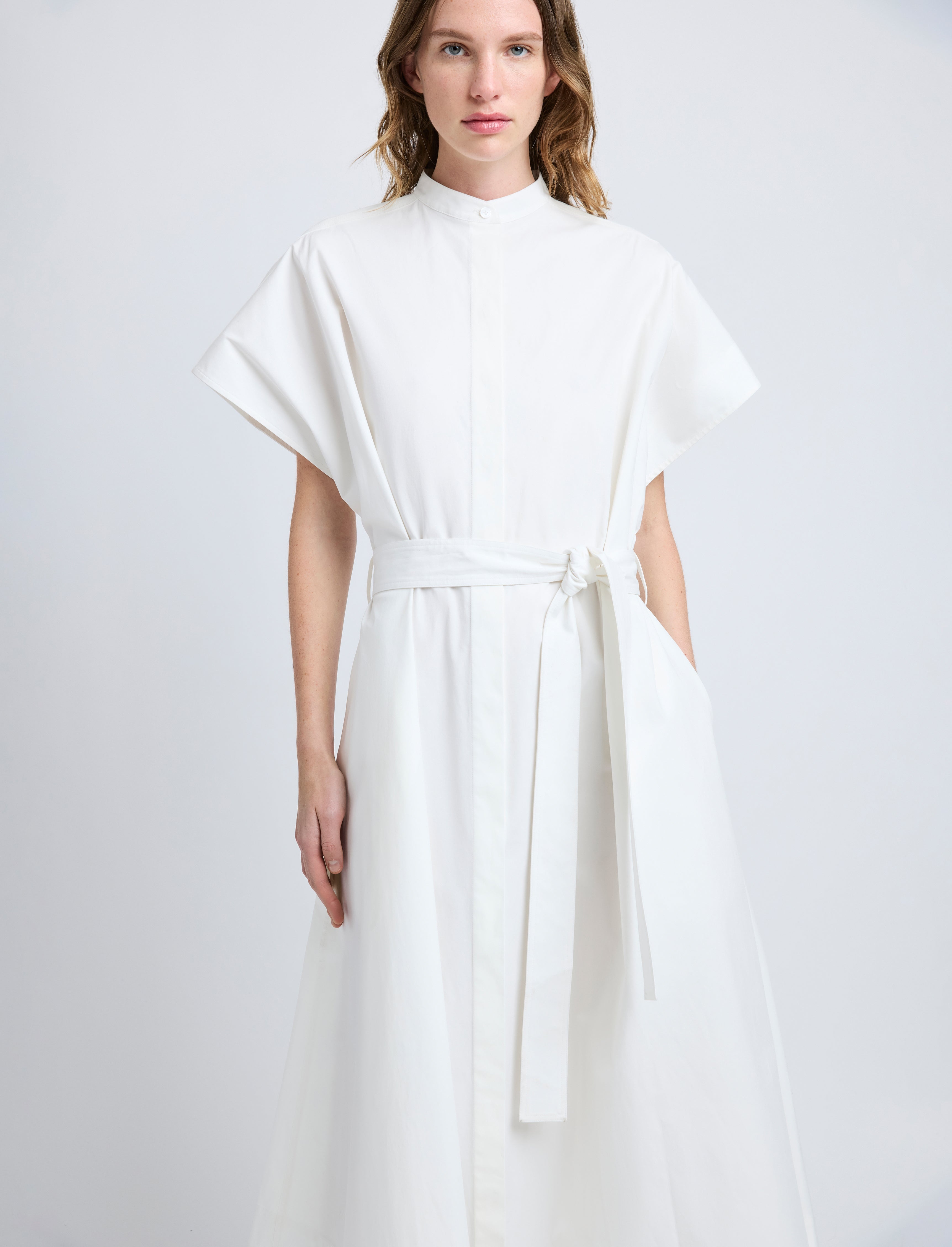 Walker Dress in Eco Poplin - 5