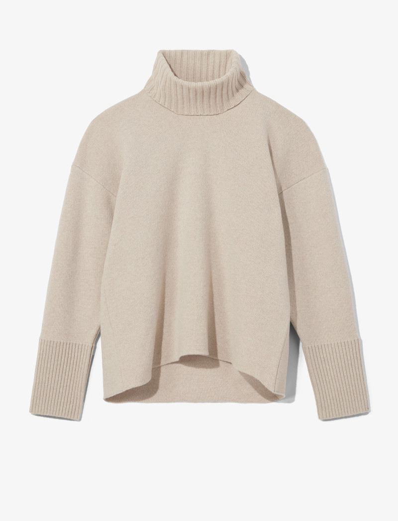 Sandra Turtleneck in Eco Doubleface Cashmere - 1
