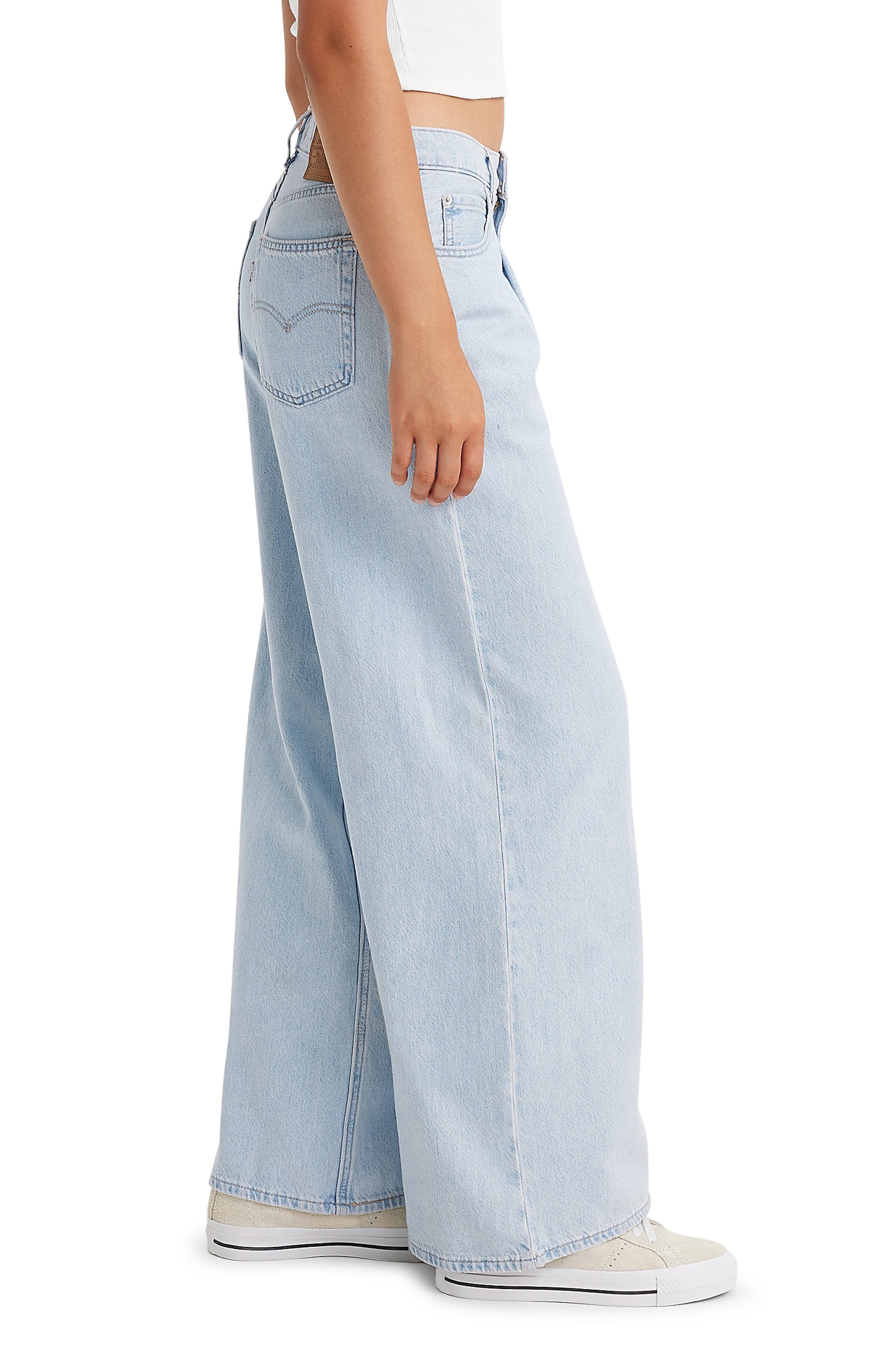 Baggy Wide Leg Dad Jeans - 3