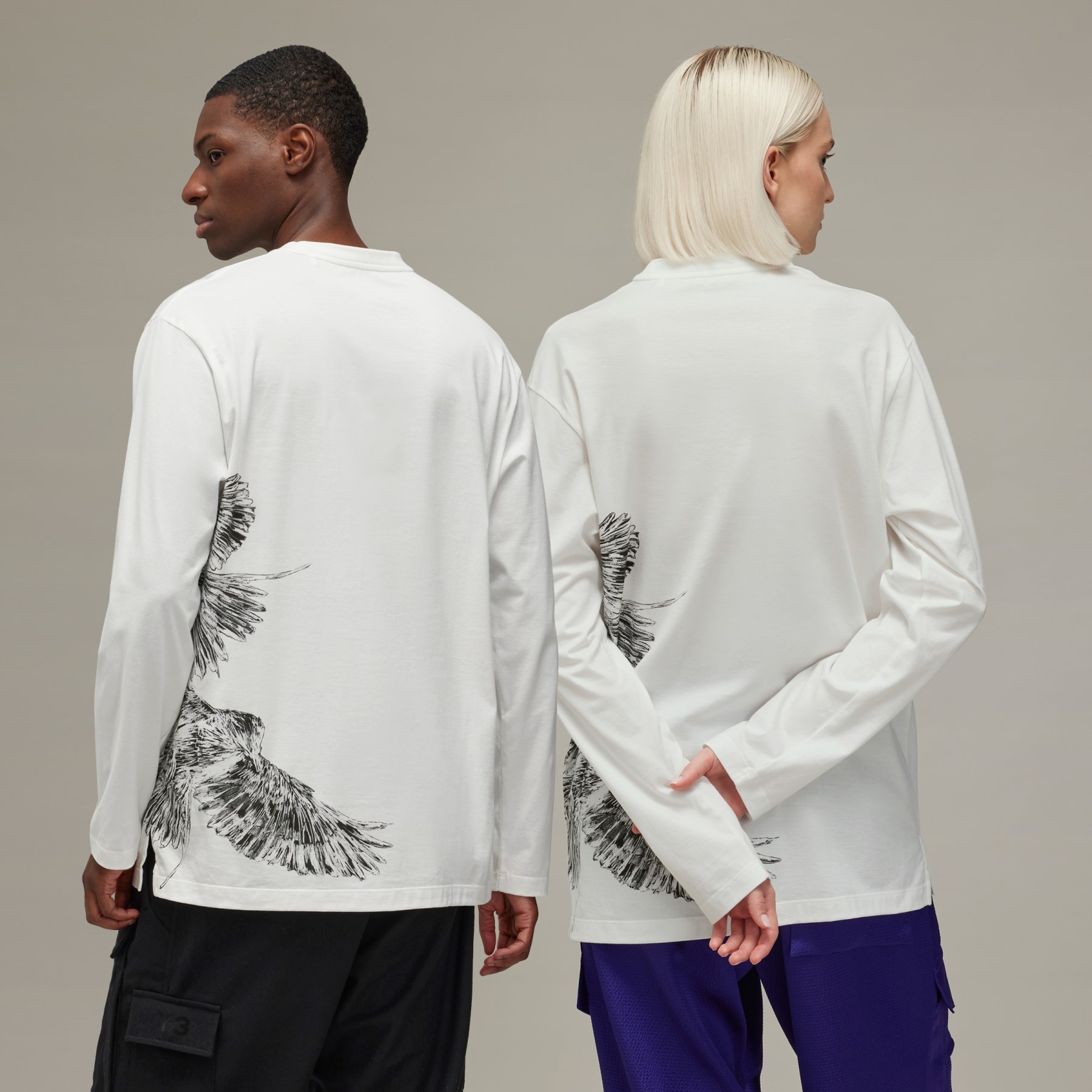 Y-3 Graphic Long Sleeve Tee - 5