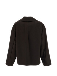 Max Mara Studio double-breasted peacoat - 2626086091600 | REVERSIBLE