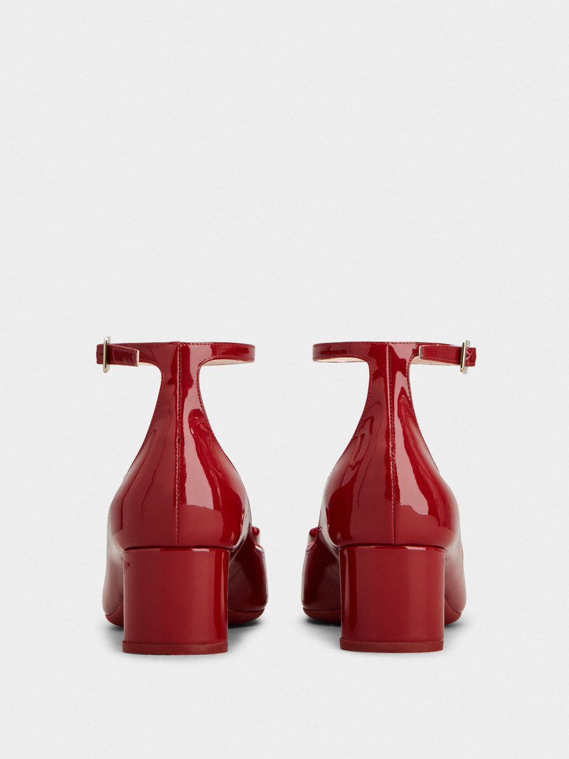 Roger Vivier Ankle Strap Pumps in patent leather outlook