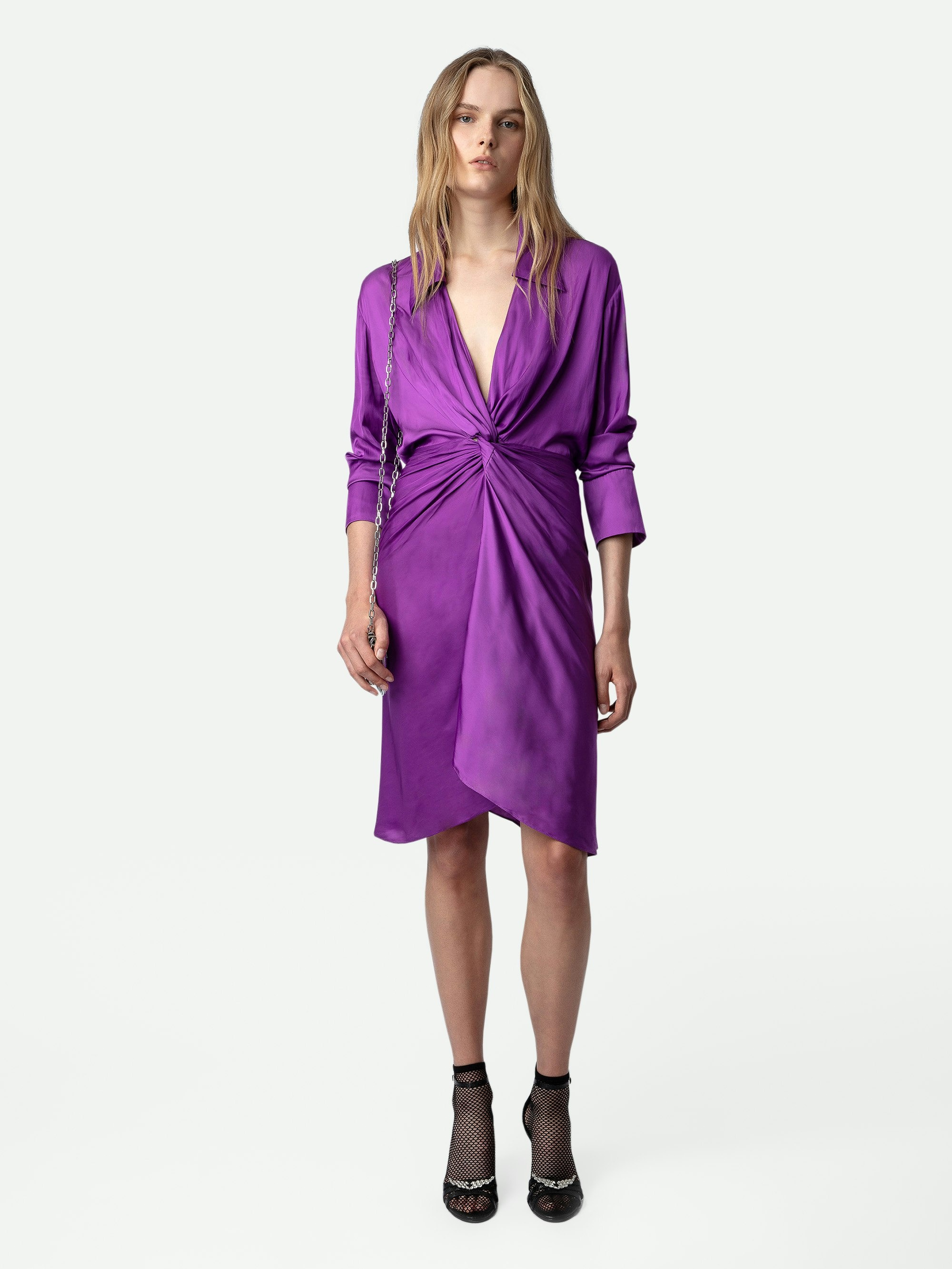 Rozo Satin Dress - 2