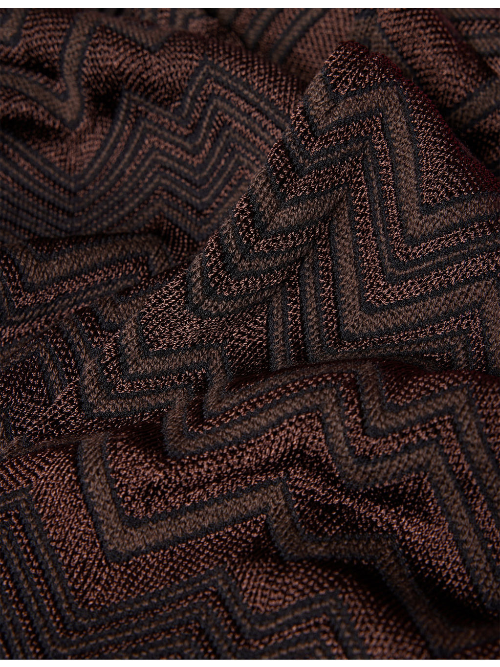 Chevron Flared Knit Trousers - 6