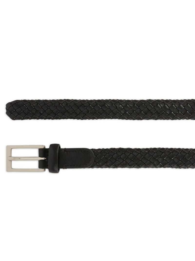 LARDINI braided leather belt outlook