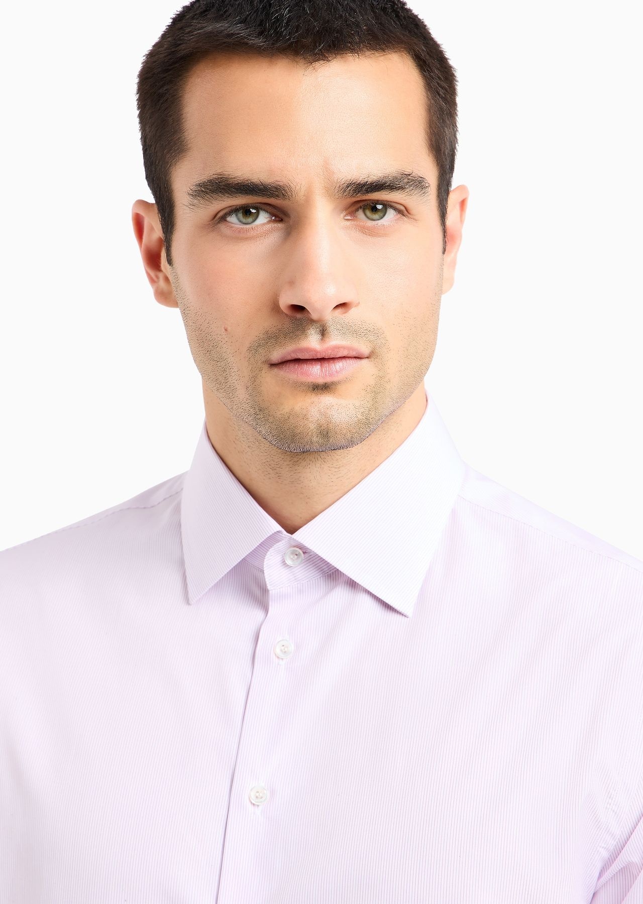 Regular-fit shirt in luxury cotton with a micro-pattern - 5