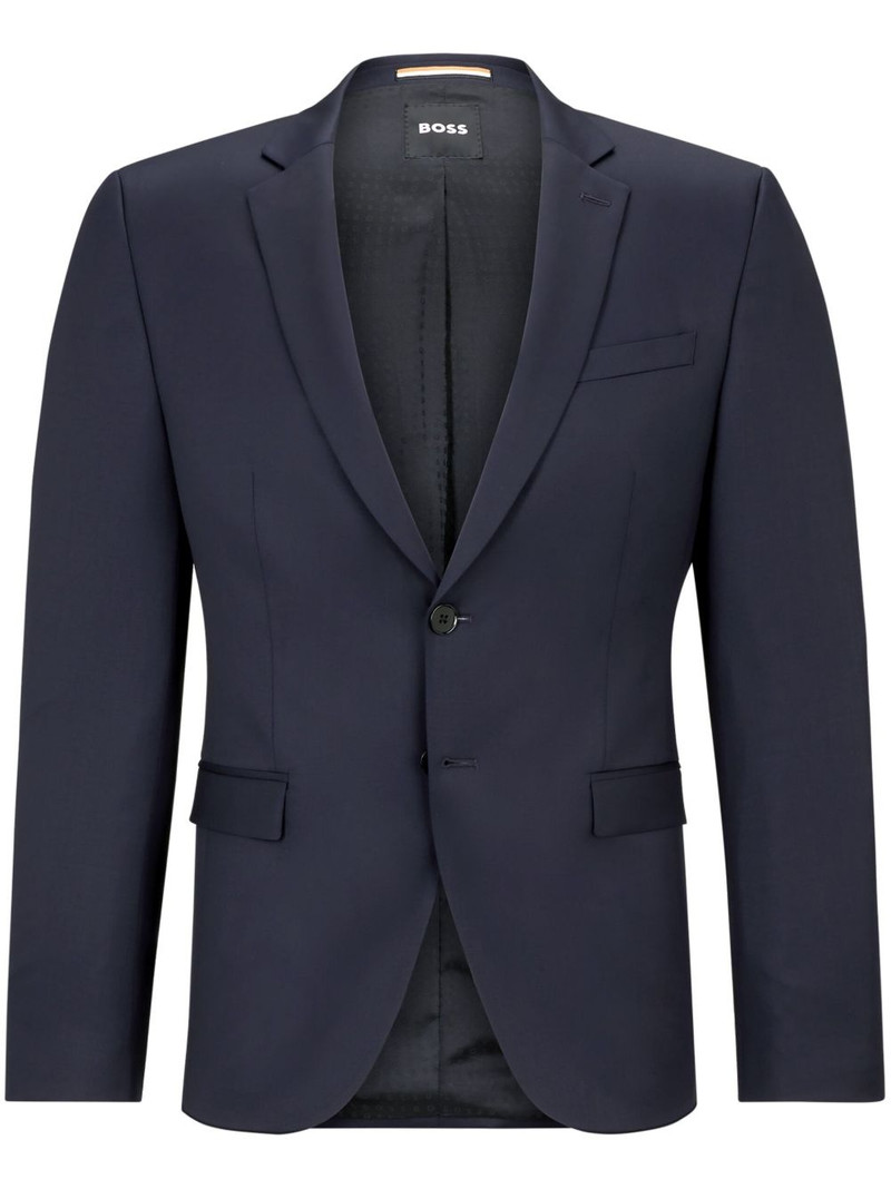 virgin-wool single-breasted blazer 1