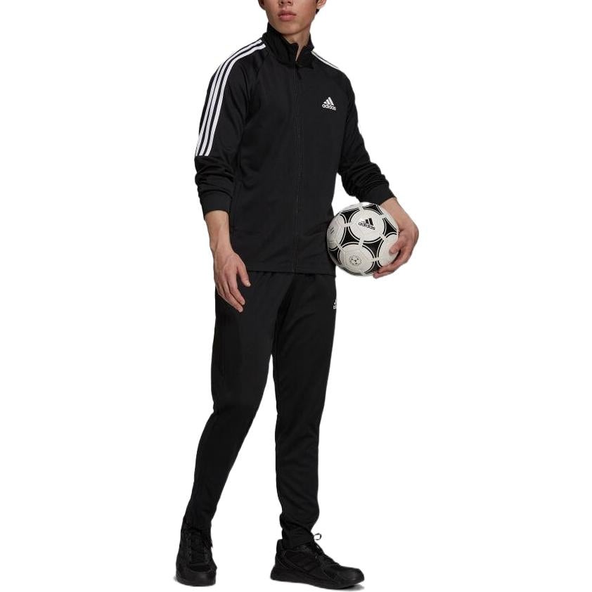 adidas AEROREADY Sereno Cut 3-Stripes Track Suit Asia Sizing 'Black' H28922 - 5