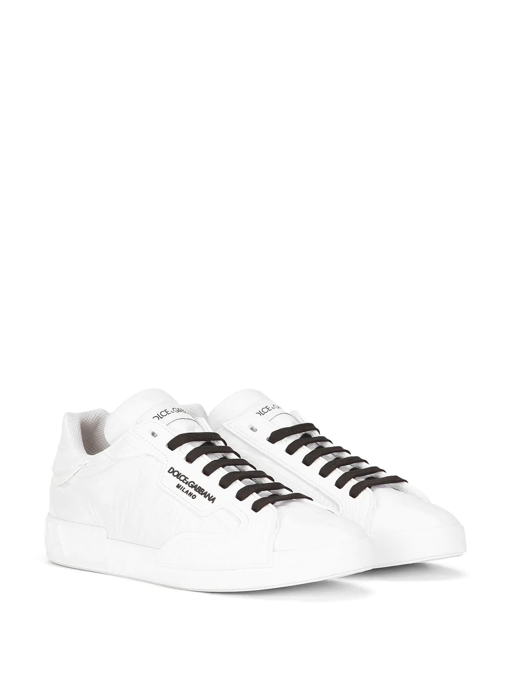 logo-print lace-up sneakers - 2