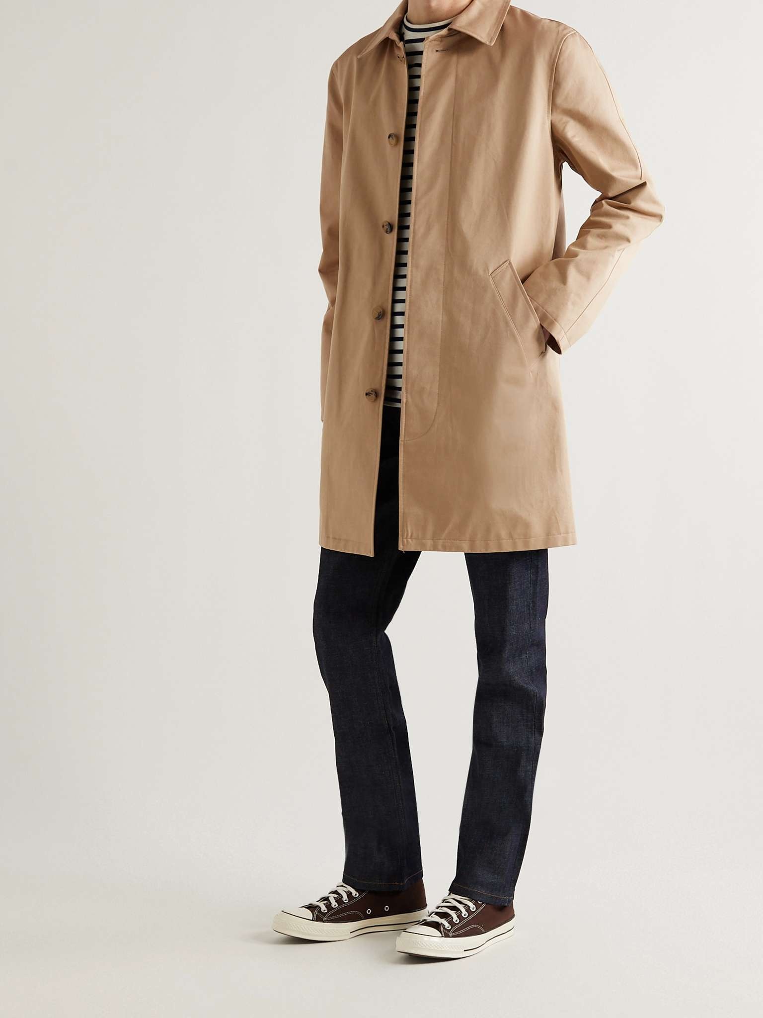 Cotton-Twill Trench Coat - 2