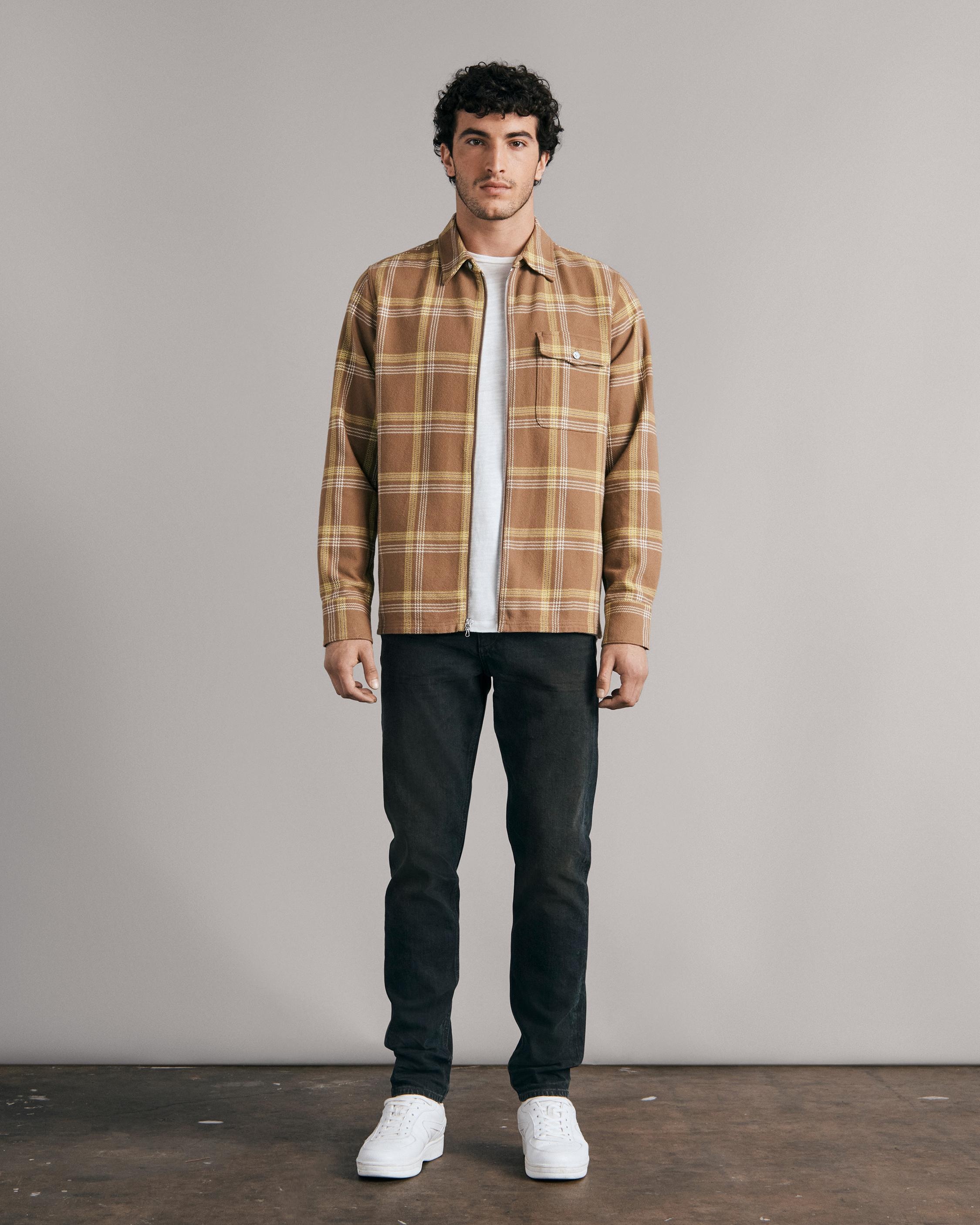 Zip Dalton Wool Shirt Jacket
Relaxed Fit Jacket - 2