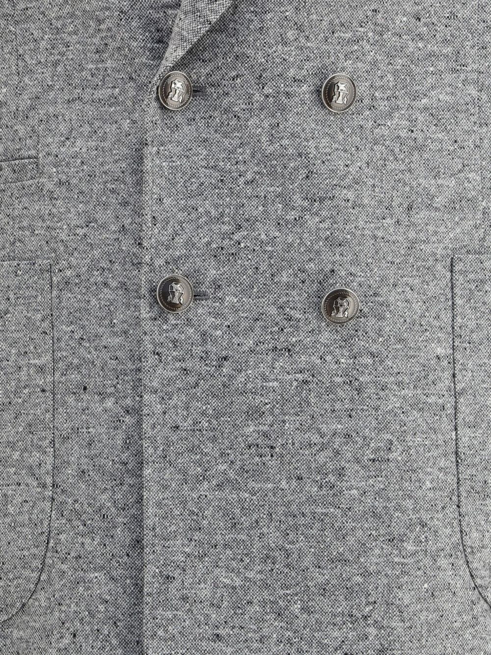 Wool blend double-breasted suit - 4