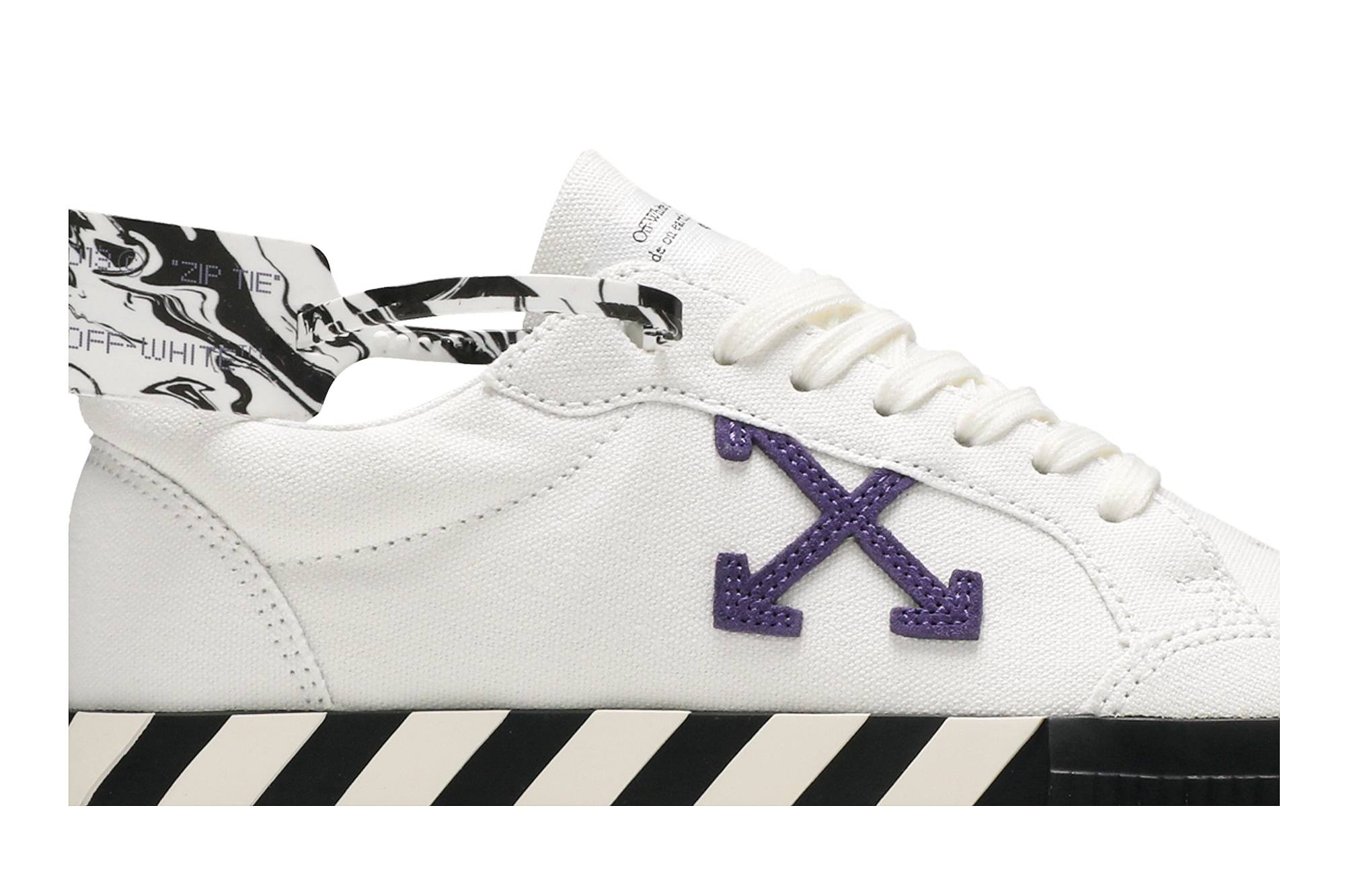 Off-White Vulc Sneaker Low 'White Purple' - 2