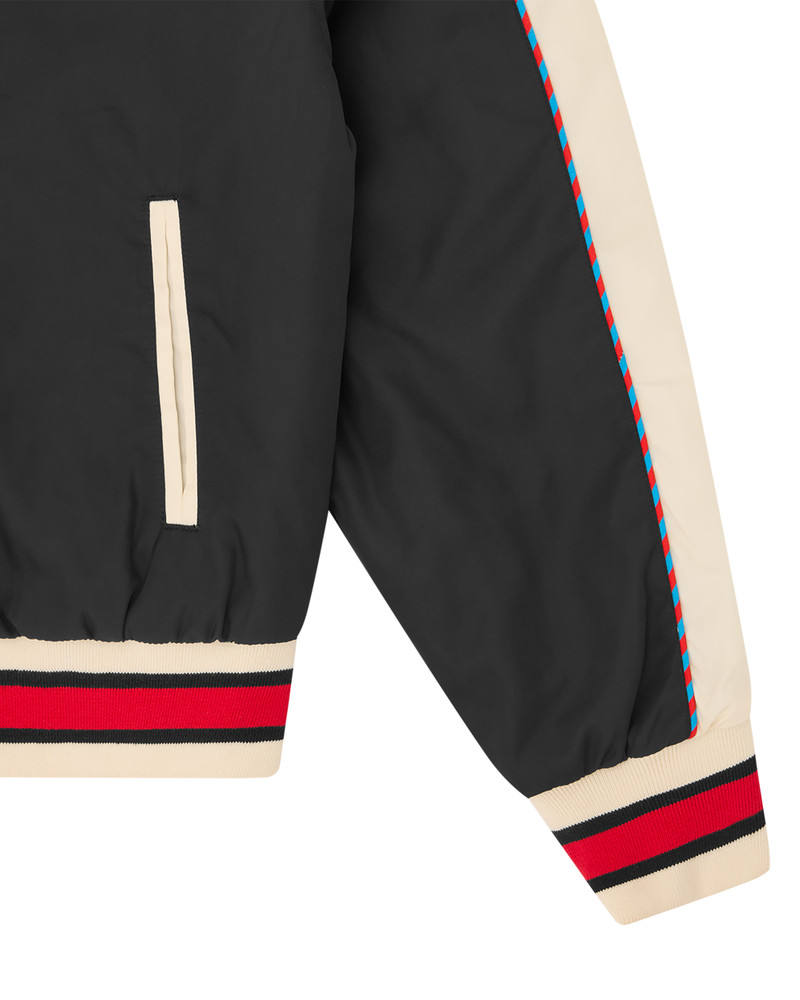 RUNNING DOG SATIN BOMBER JACKET 6
