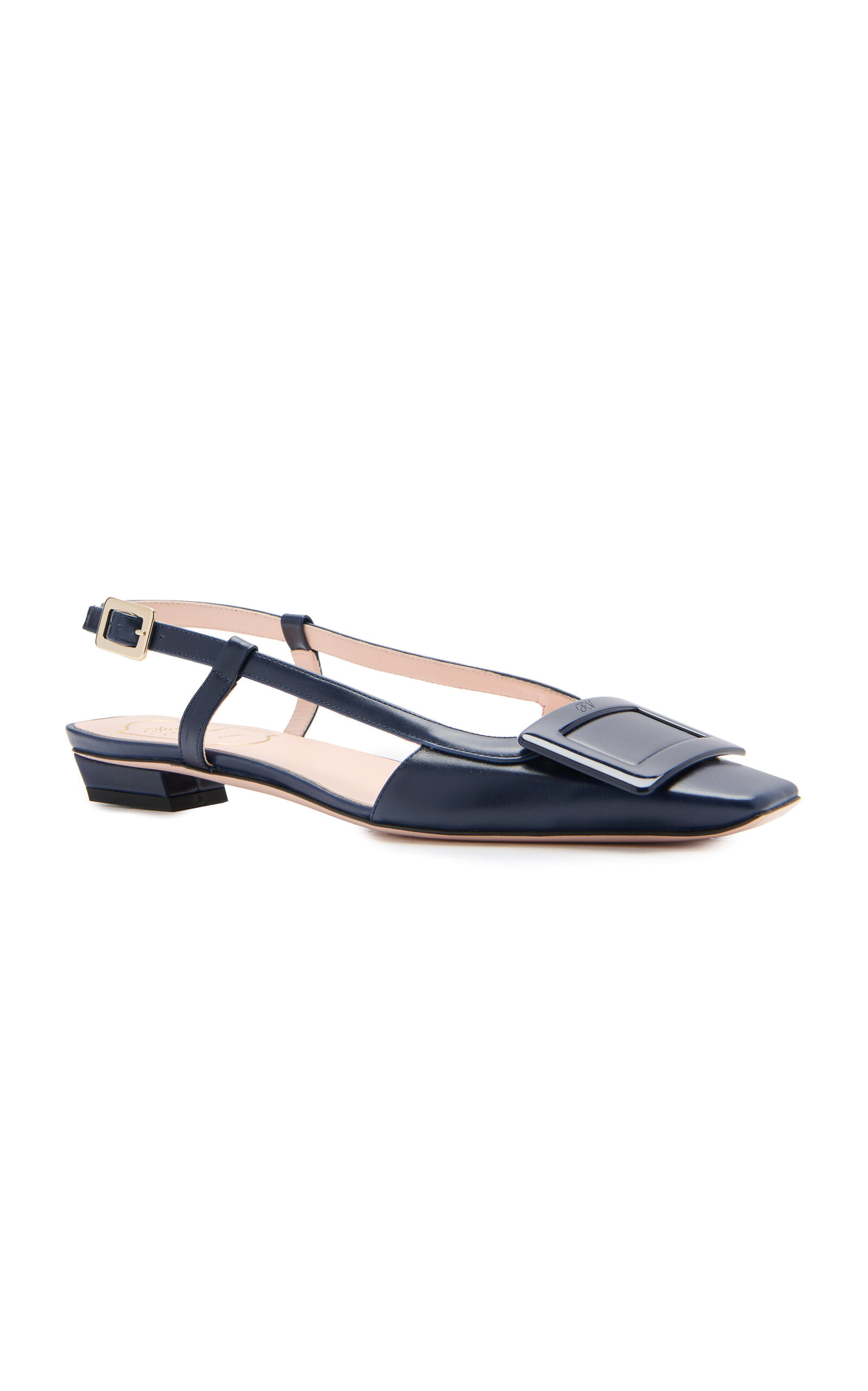 BV Leather Slingback Flats blue - 3