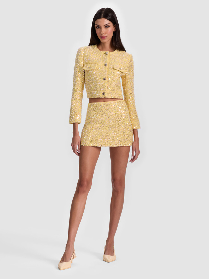 LORIE EMBELLISHED TWEED JACKET 3