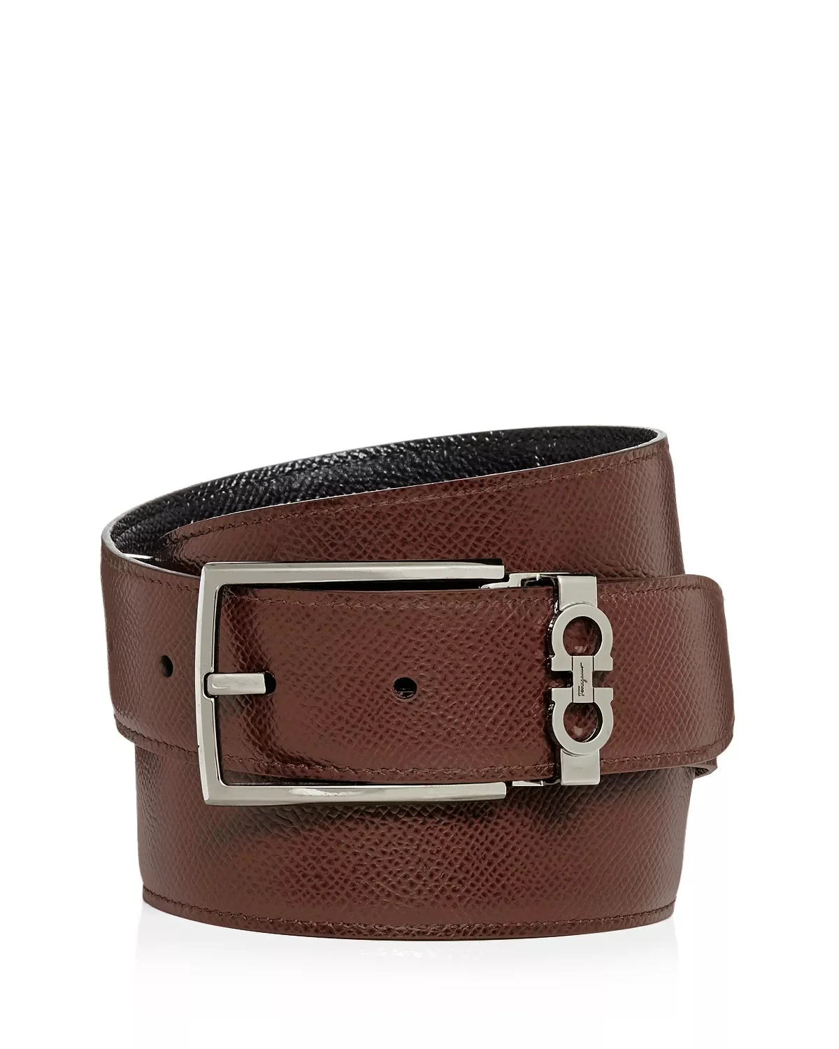 Men's Gancini Keeper Reversible Leather Belt - 1